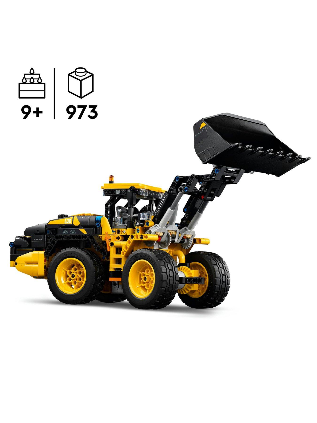 stillFront image of lego-technic-volvo-l120-electric-wheel-loader-construction-toy-42209