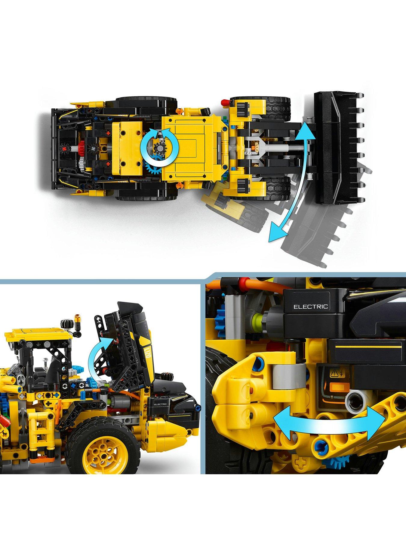  image of lego-technic-volvo-l120-electric-wheel-loader-construction-toy-42209
