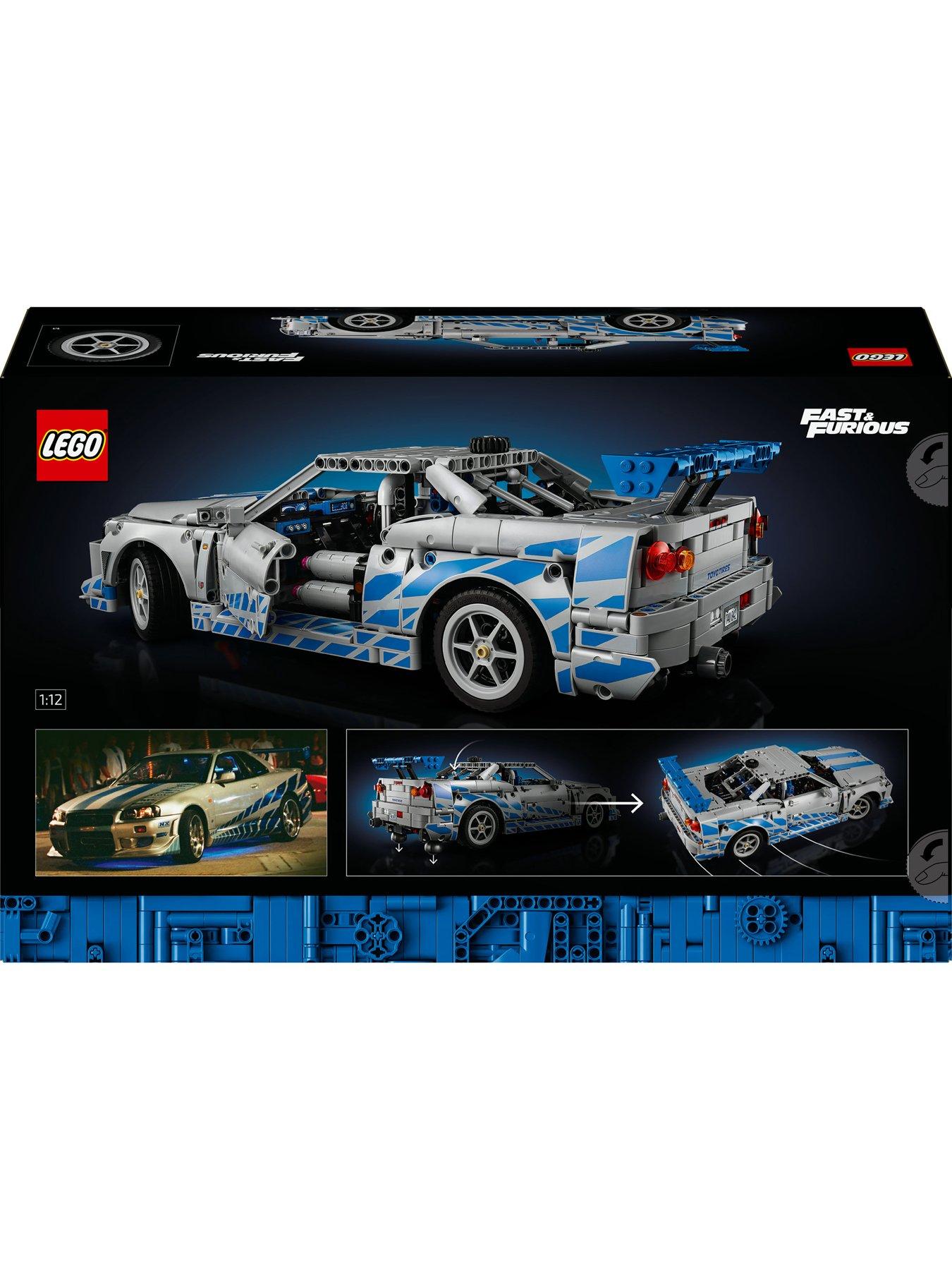 Image 7 of 8 of LEGO Technic 2 Fast 2 Furious Nissan Skyline GT-R (R34) Car Model Kit 42210