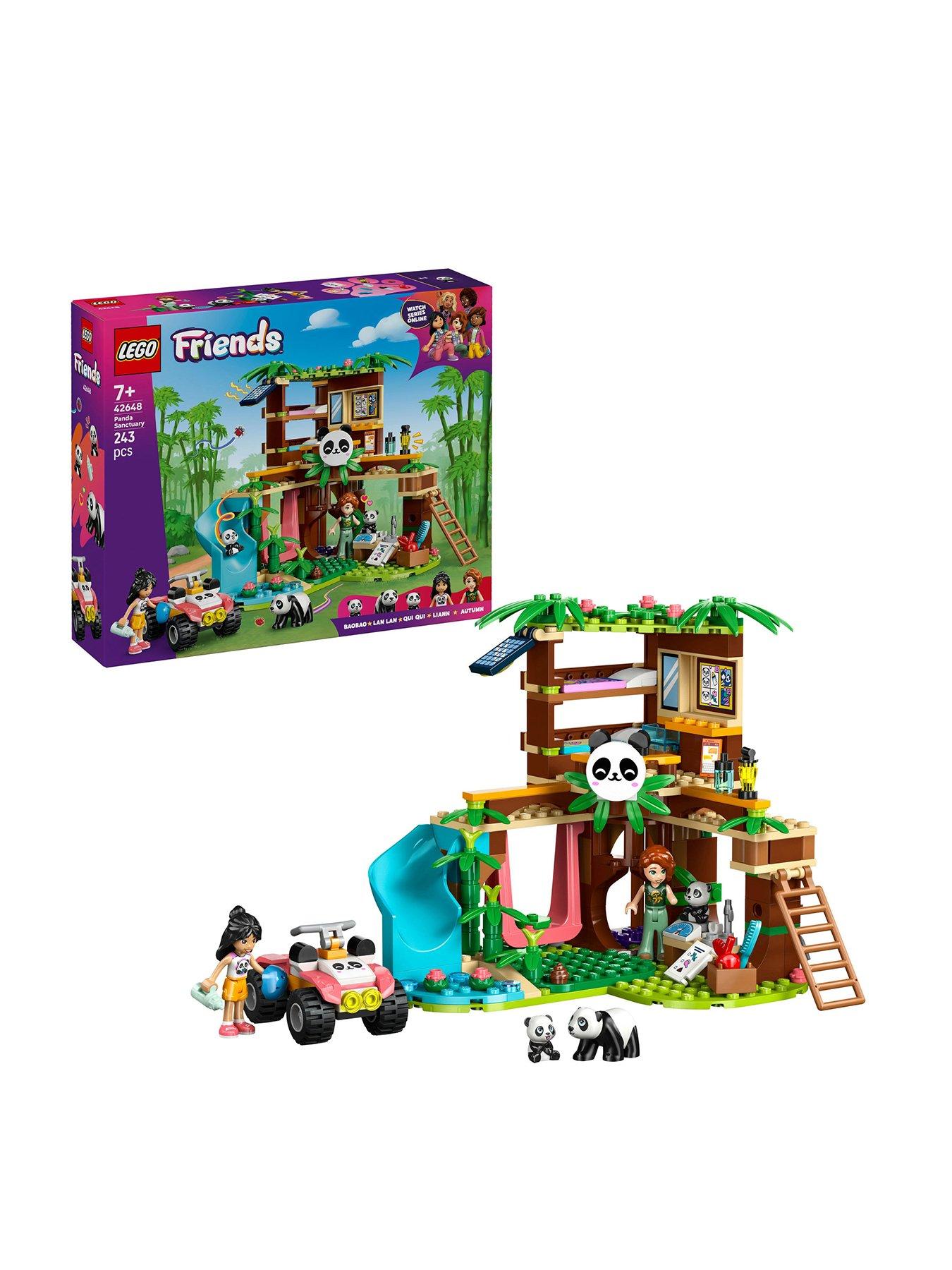 front image of lego-friends-panda-sanctuary-animal-care-building-set-toy-42648