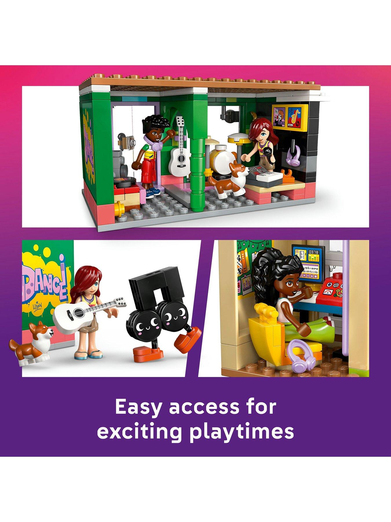  image of lego-friends-music-shop-amp-apartment-building-set-pretend-play-toy-42653
