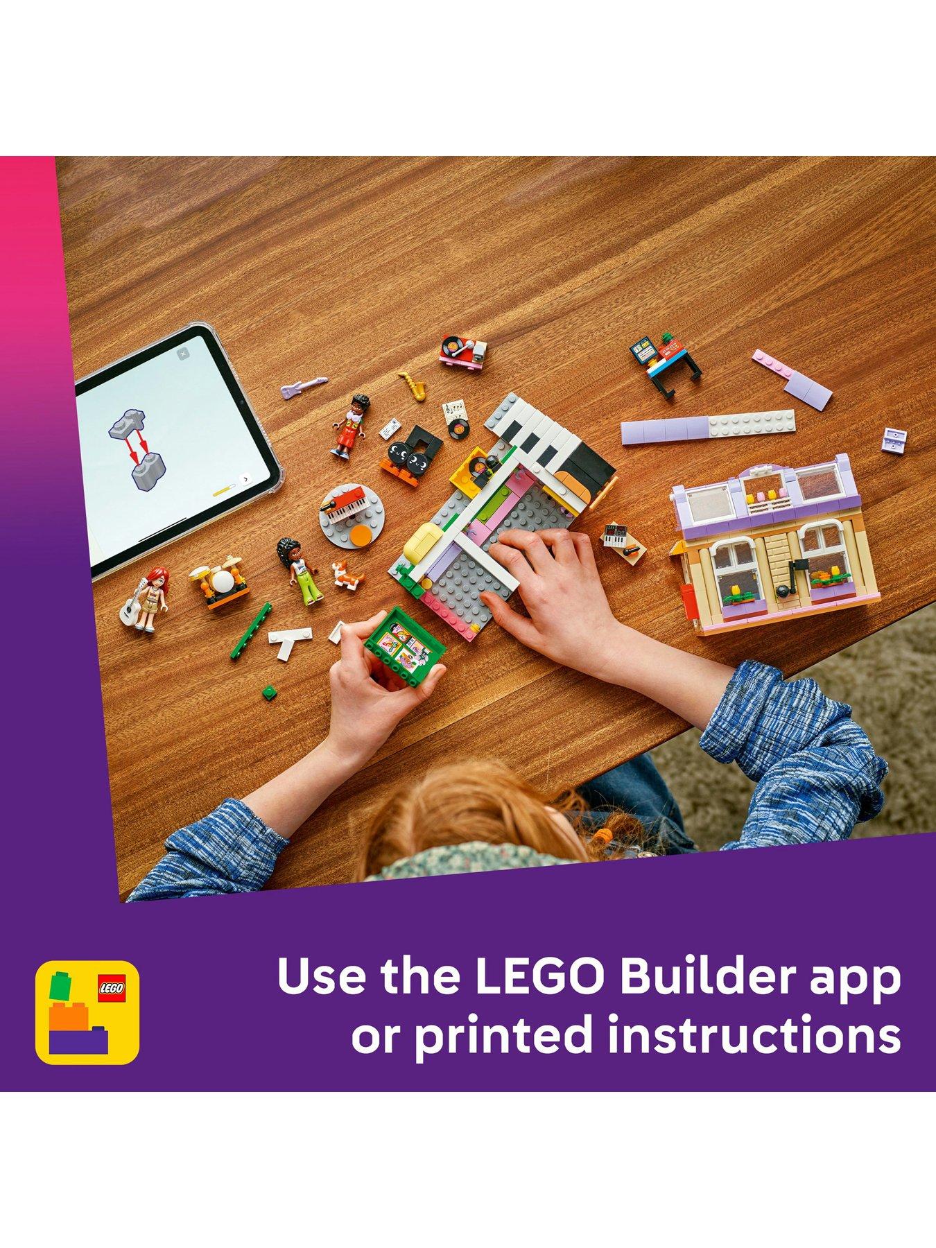  image of lego-friends-music-shop-amp-apartment-building-set-pretend-play-toy-42653