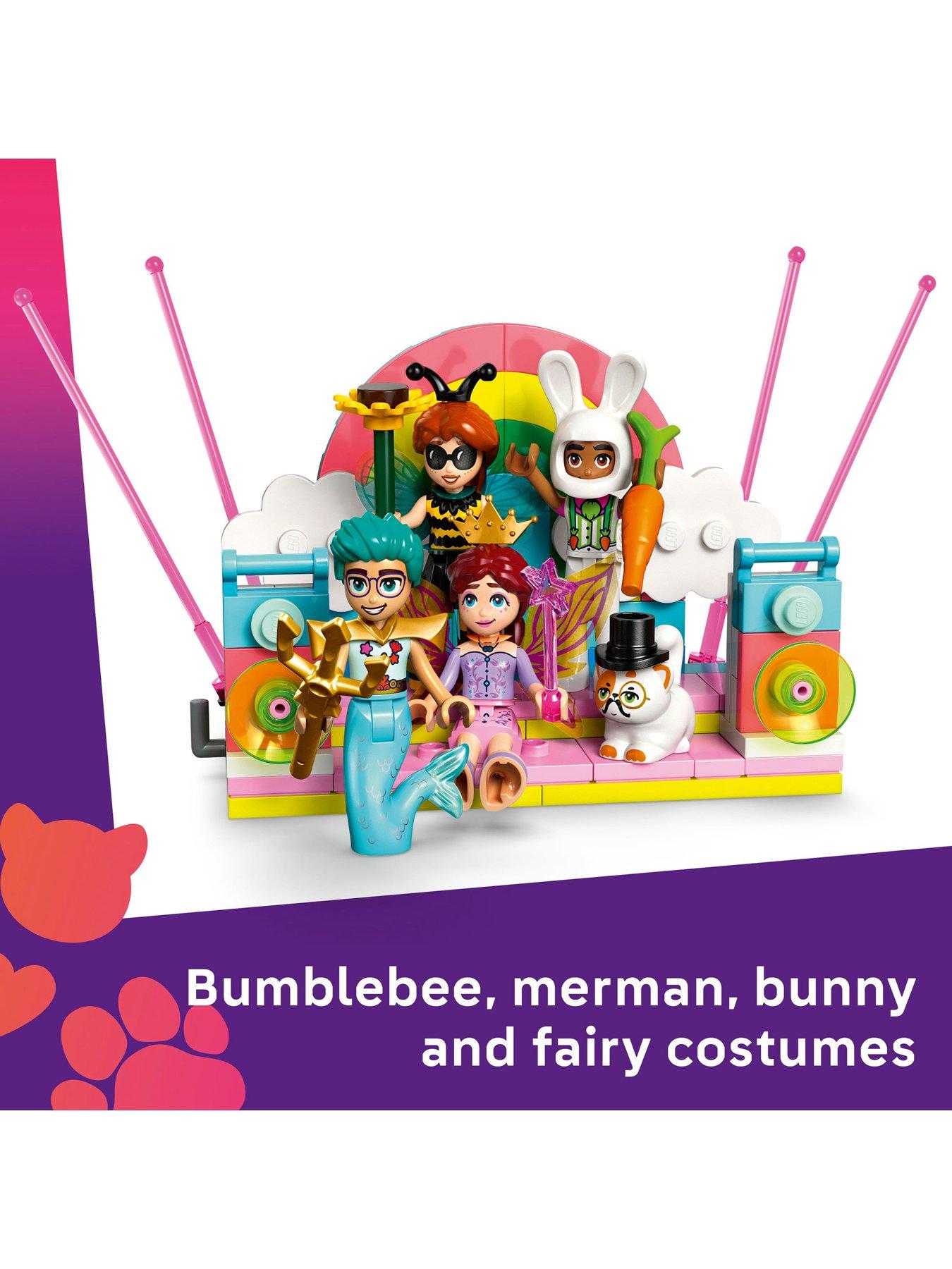  image of lego-friends-costume-party-with-unicorn-amp-fairy-pretend-play-building-kit-42661