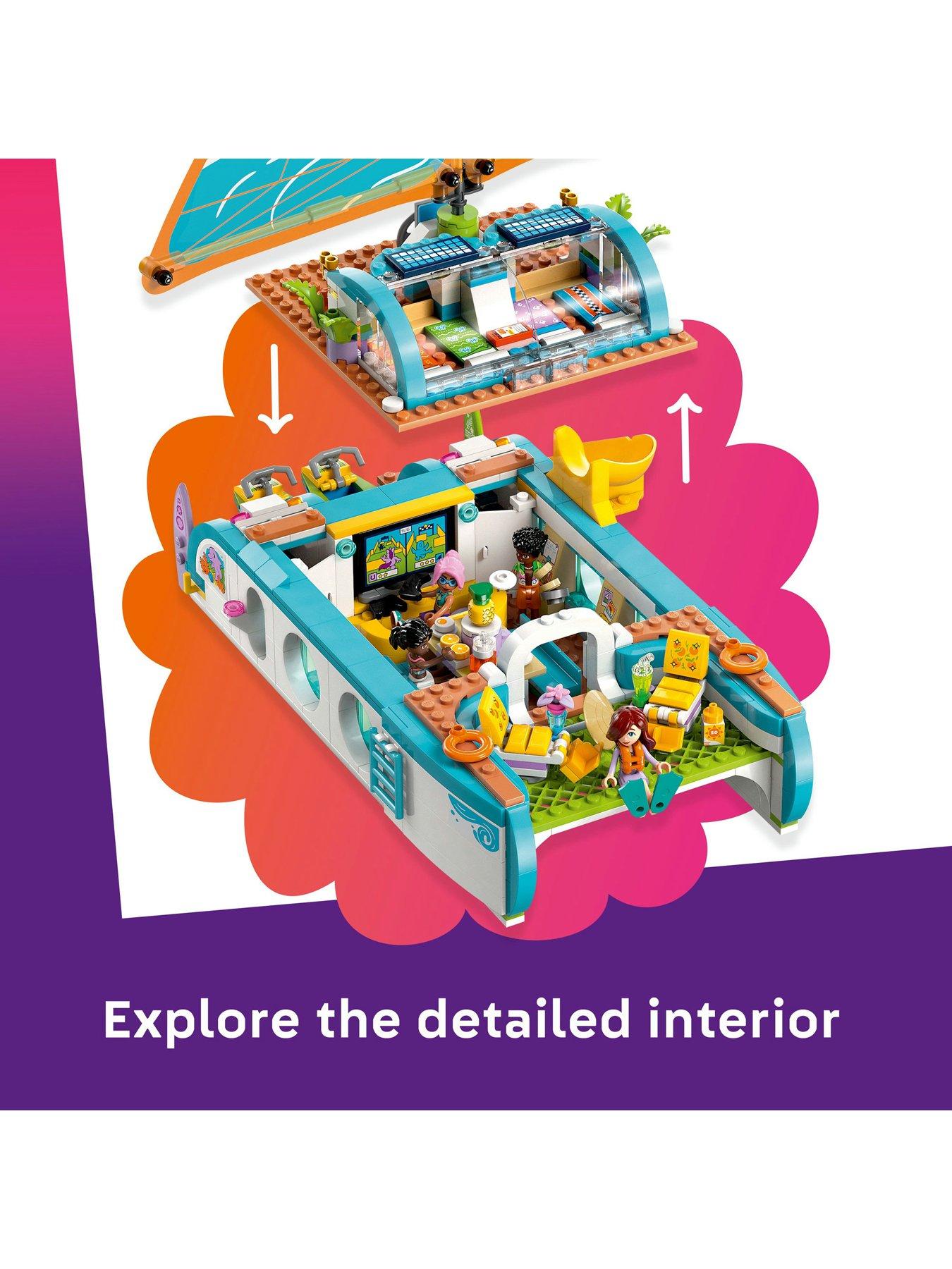  image of lego-friends-travel-boat-adventure-building-kit-role-play-toy-42664