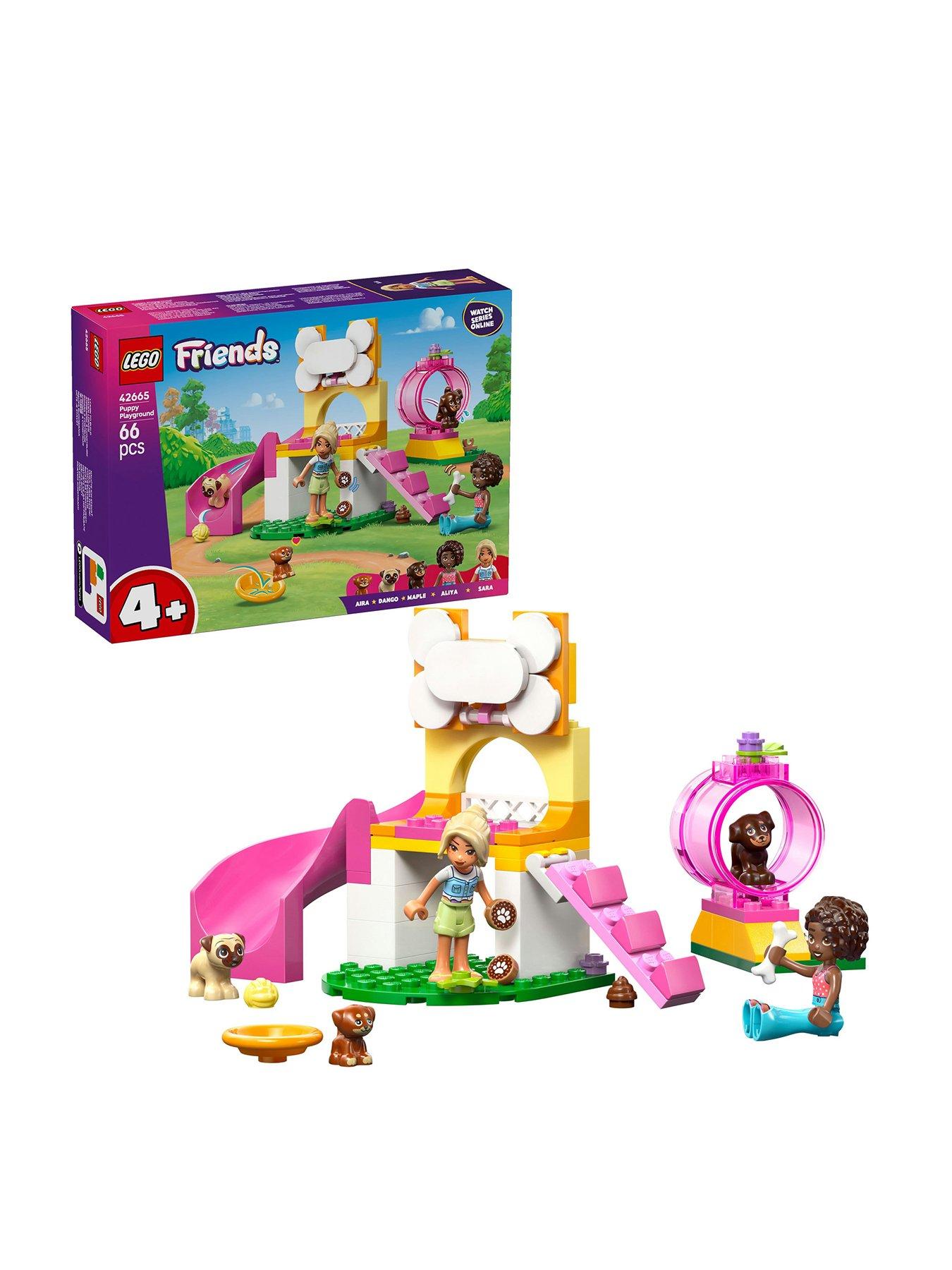 LEGO Friends Puppy Playground Building Kit, Dog Toy for Pretend Play 42665