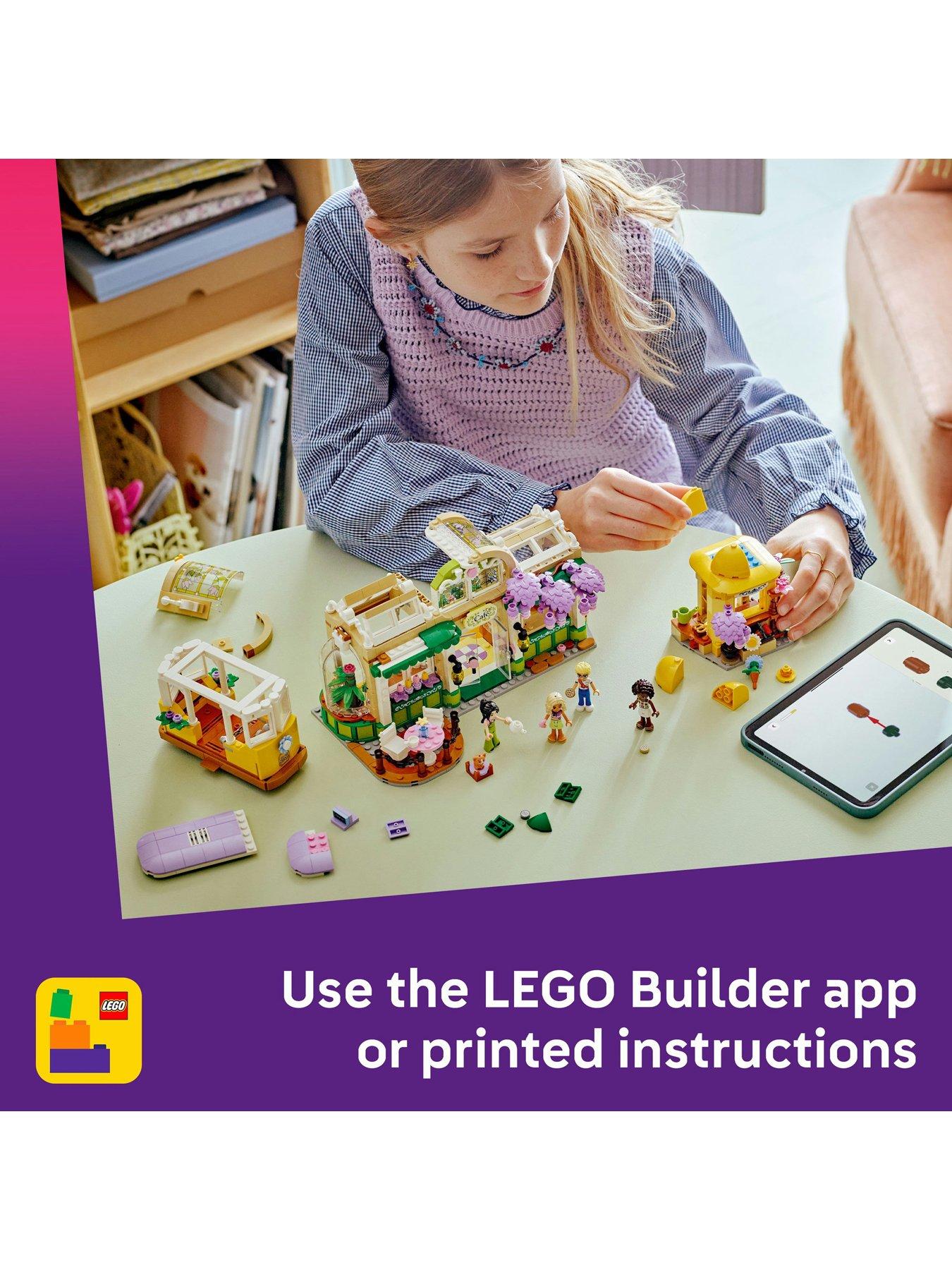  image of lego-friends-plant-cafeacute-amp-flower-shop-building-kit-pretend-play-set-42671