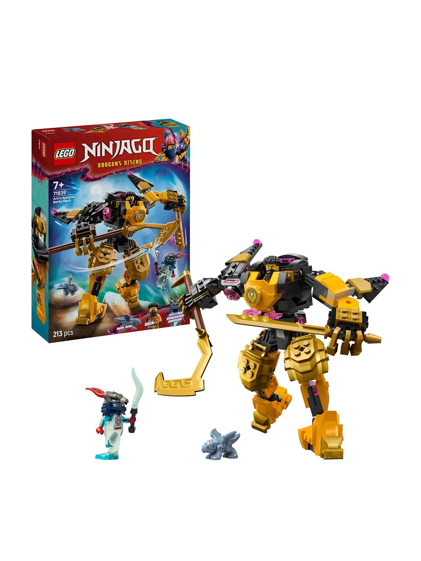 LEGO Ninjago Arin's Spinjitzu Battle Mech Toy Set 71839 Littlewoods