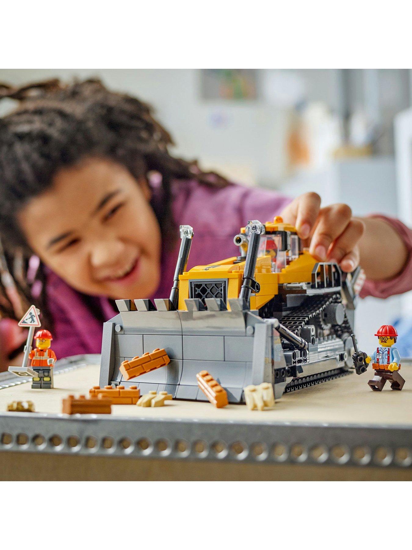  image of lego-city-ellow-bulldozer-construction-vehicle-toy-60466