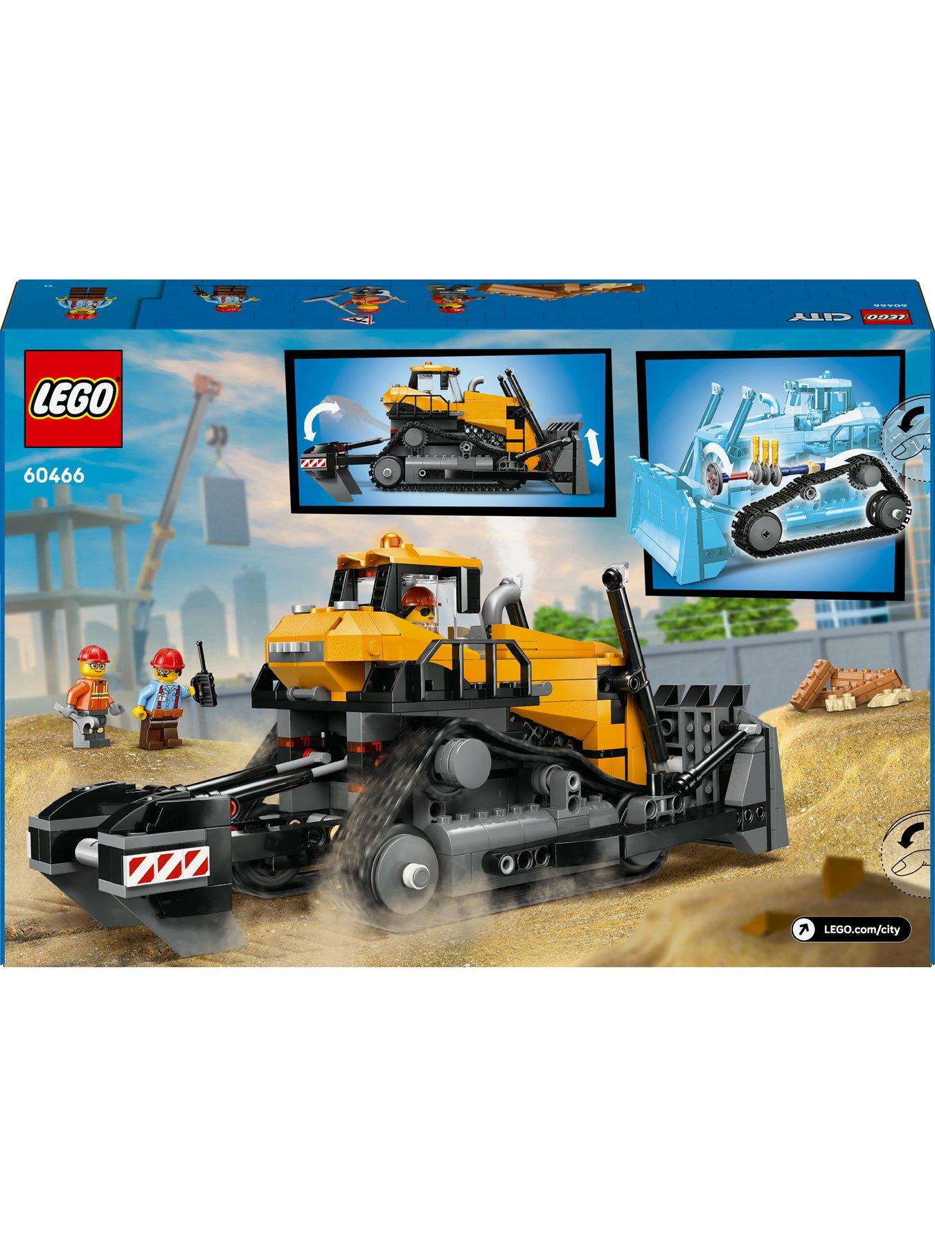 Image 7 of 8 of LEGO City Yellow Bulldozer Construction Site Building Toy Playset 60466
