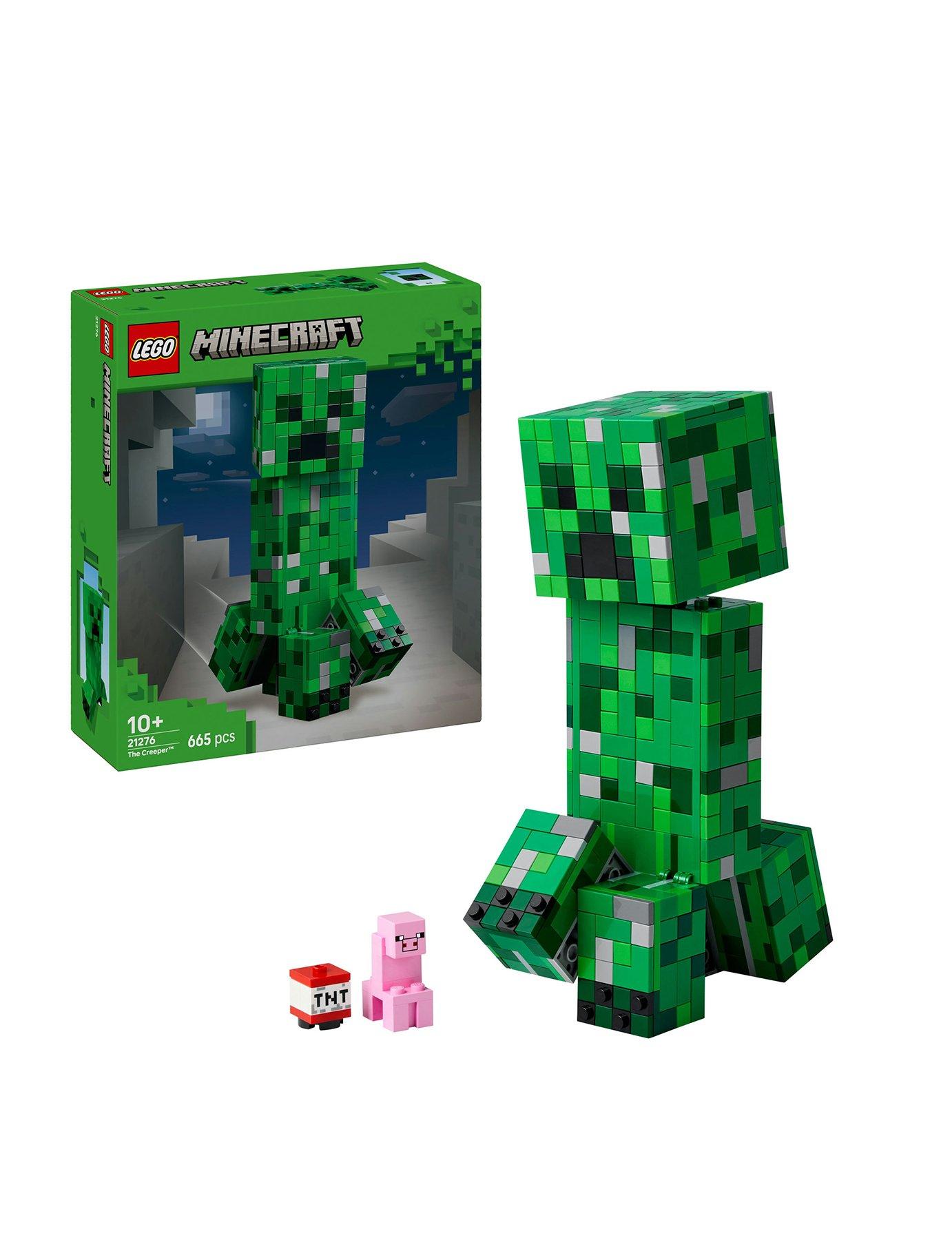 front image of lego-minecraft-the-creeper-figure-building-toy-21276