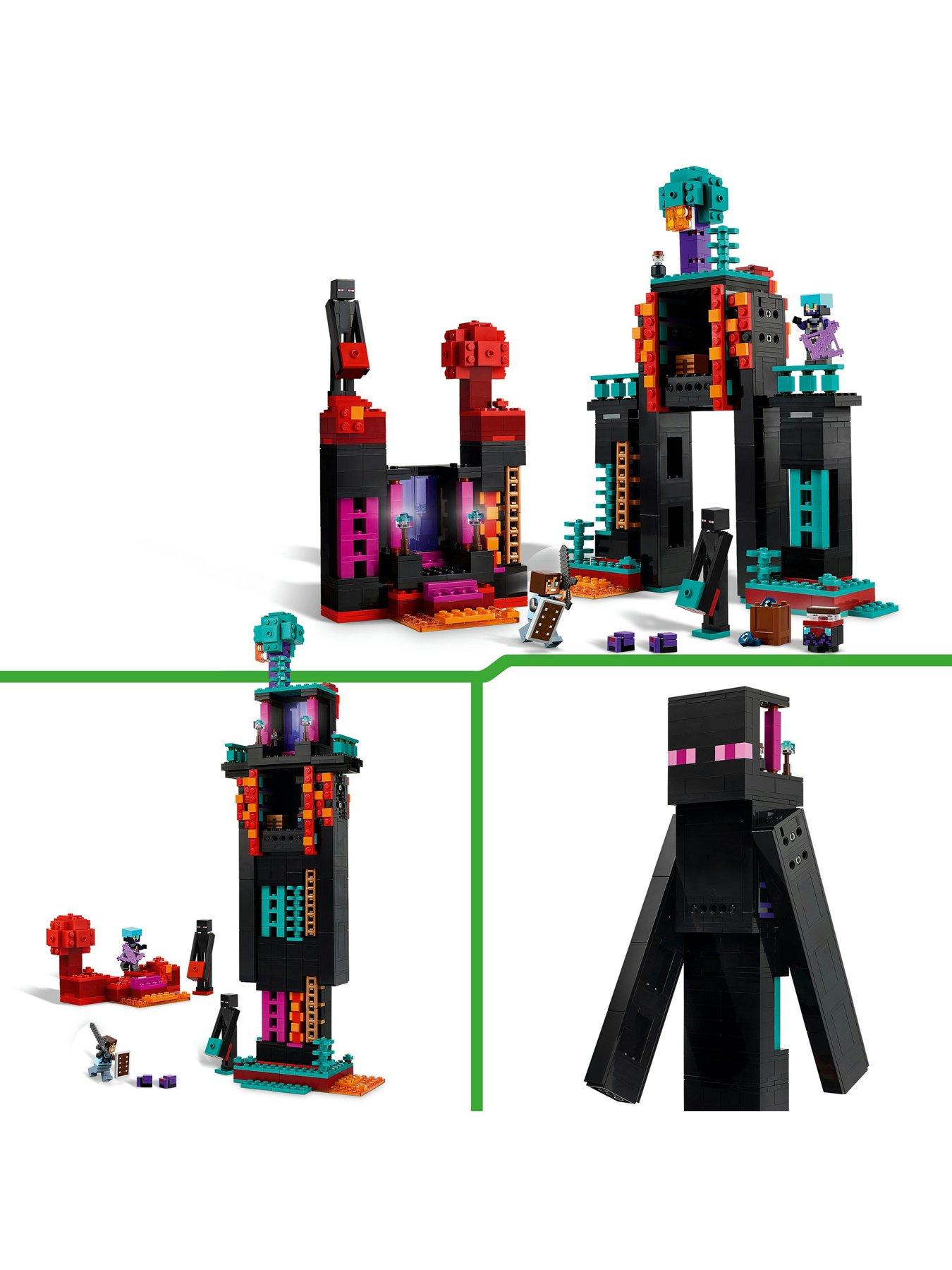  image of lego-minecraft-the-enderman-tower-toy-for-kids-gamer-gift-21279