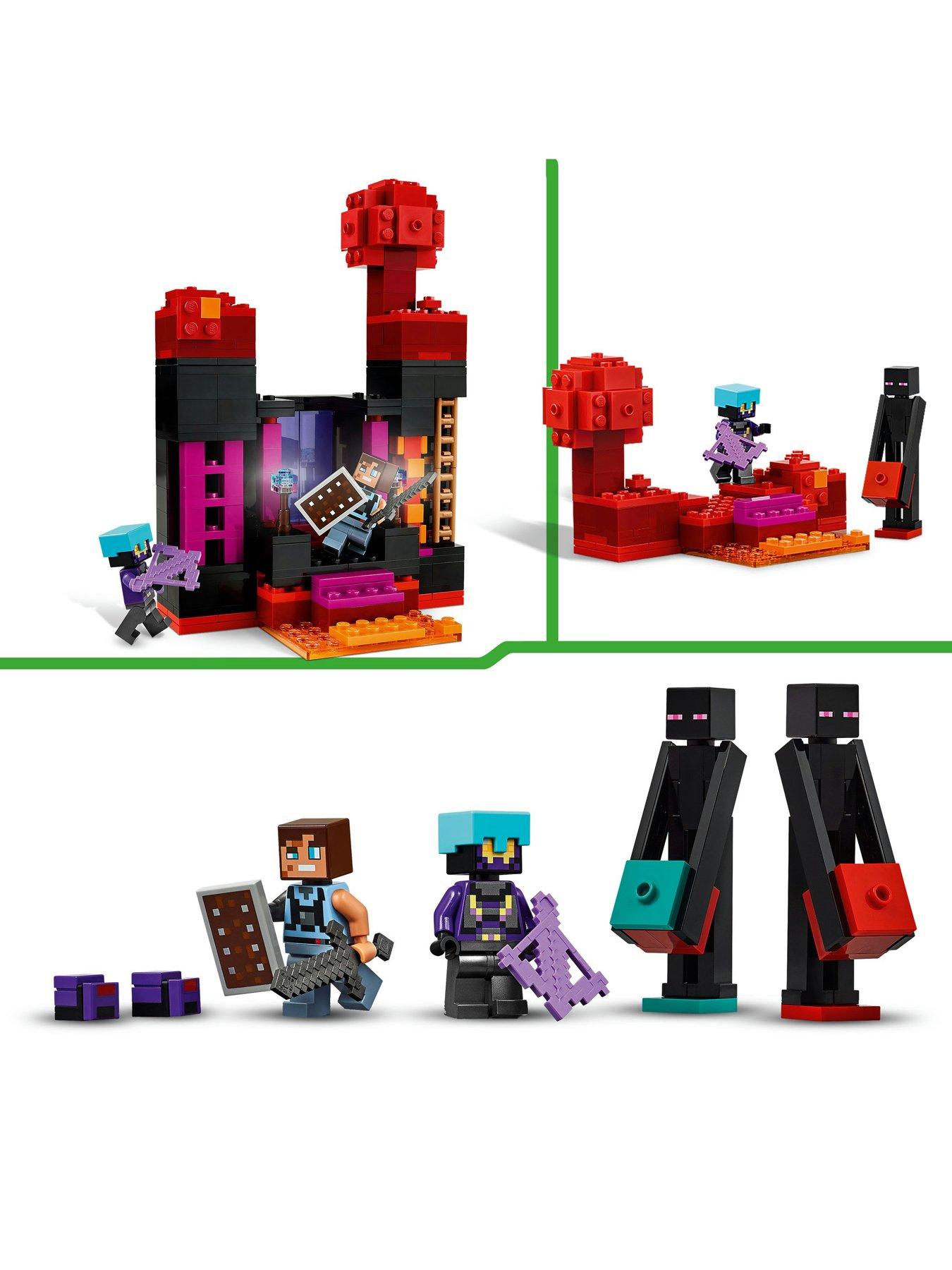  image of lego-minecraft-the-enderman-tower-toy-for-kids-gamer-gift-21279