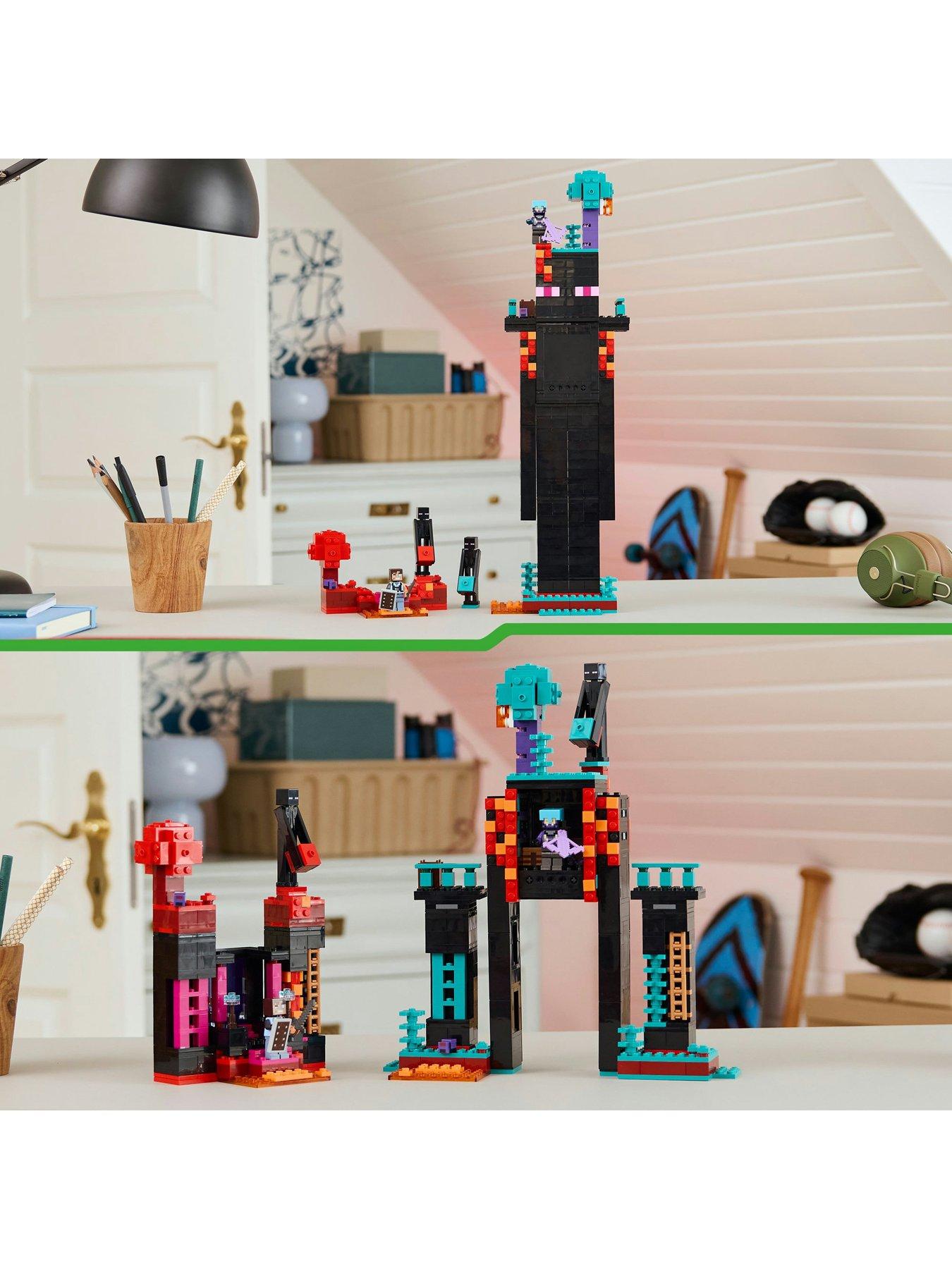  image of lego-minecraft-the-enderman-tower-toy-for-kids-gamer-gift-21279
