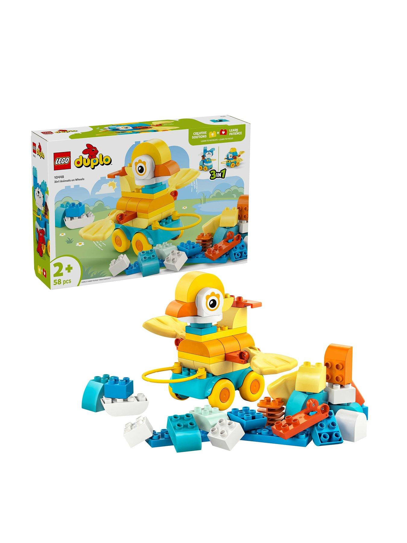 LEGO Duplo Town 3in1 Animals on Wheels for Imaginative Play 10448