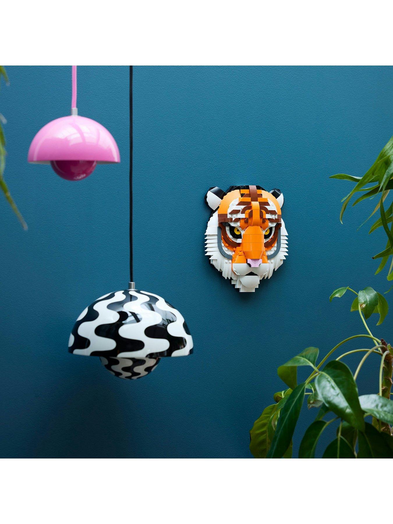  image of lego-art-the-fauna-collection-ndash-tiger-housewarming-gift-for-a-new-home-31217