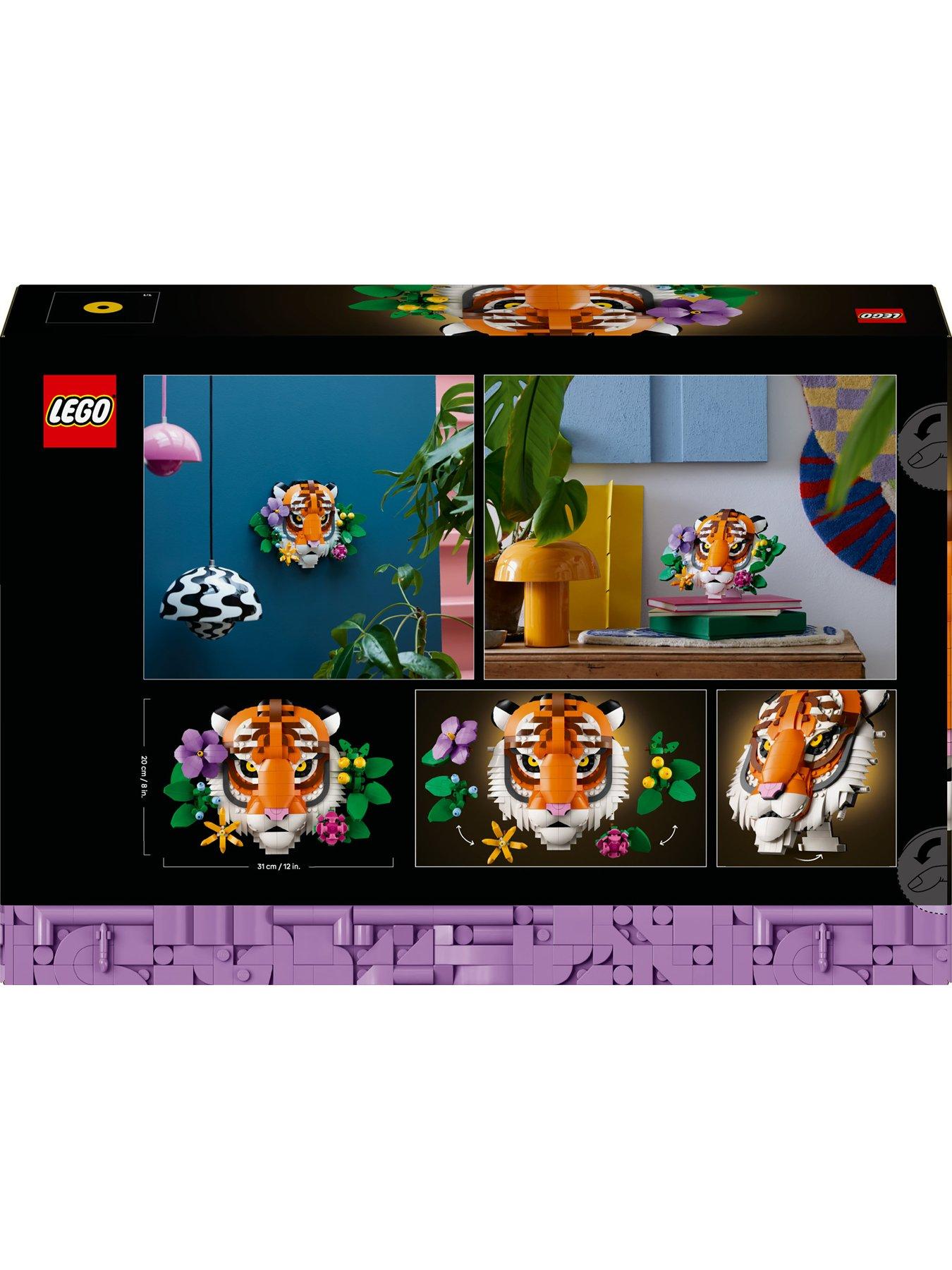  image of lego-art-the-fauna-collection-ndash-tiger-housewarming-gift-for-a-new-home-31217