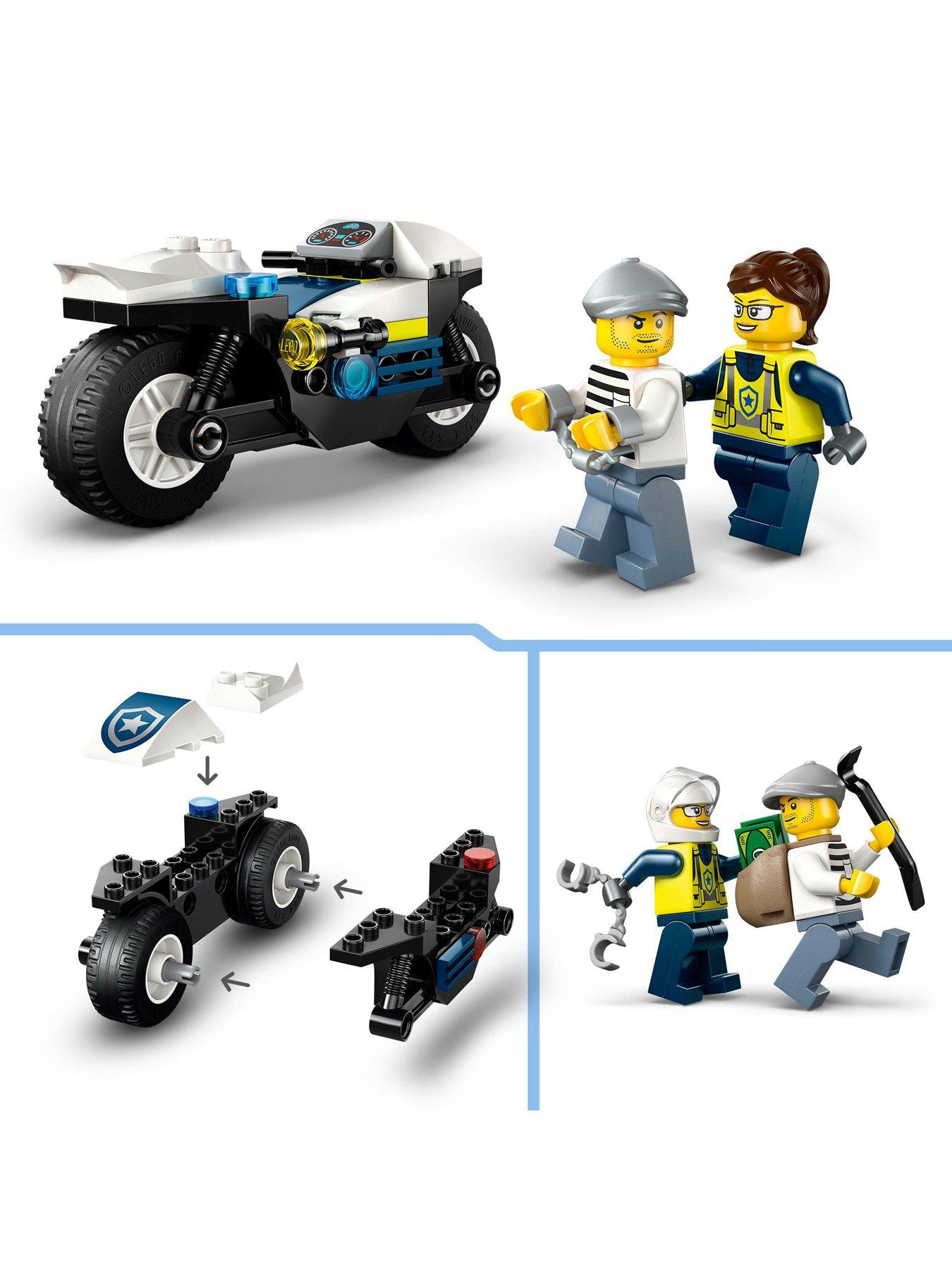  image of lego-city-police-motorcycle-chase-toy-motorbike-set-60455