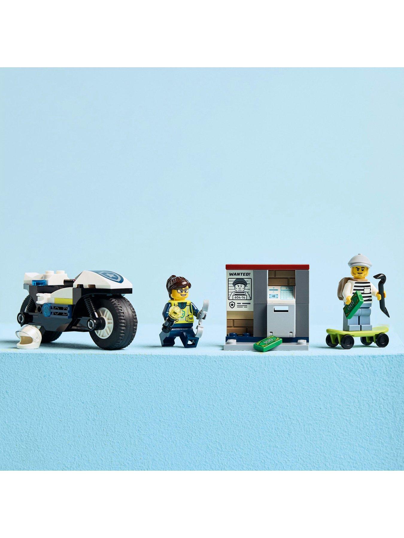  image of lego-city-police-motorcycle-chase-toy-motorbike-set-60455
