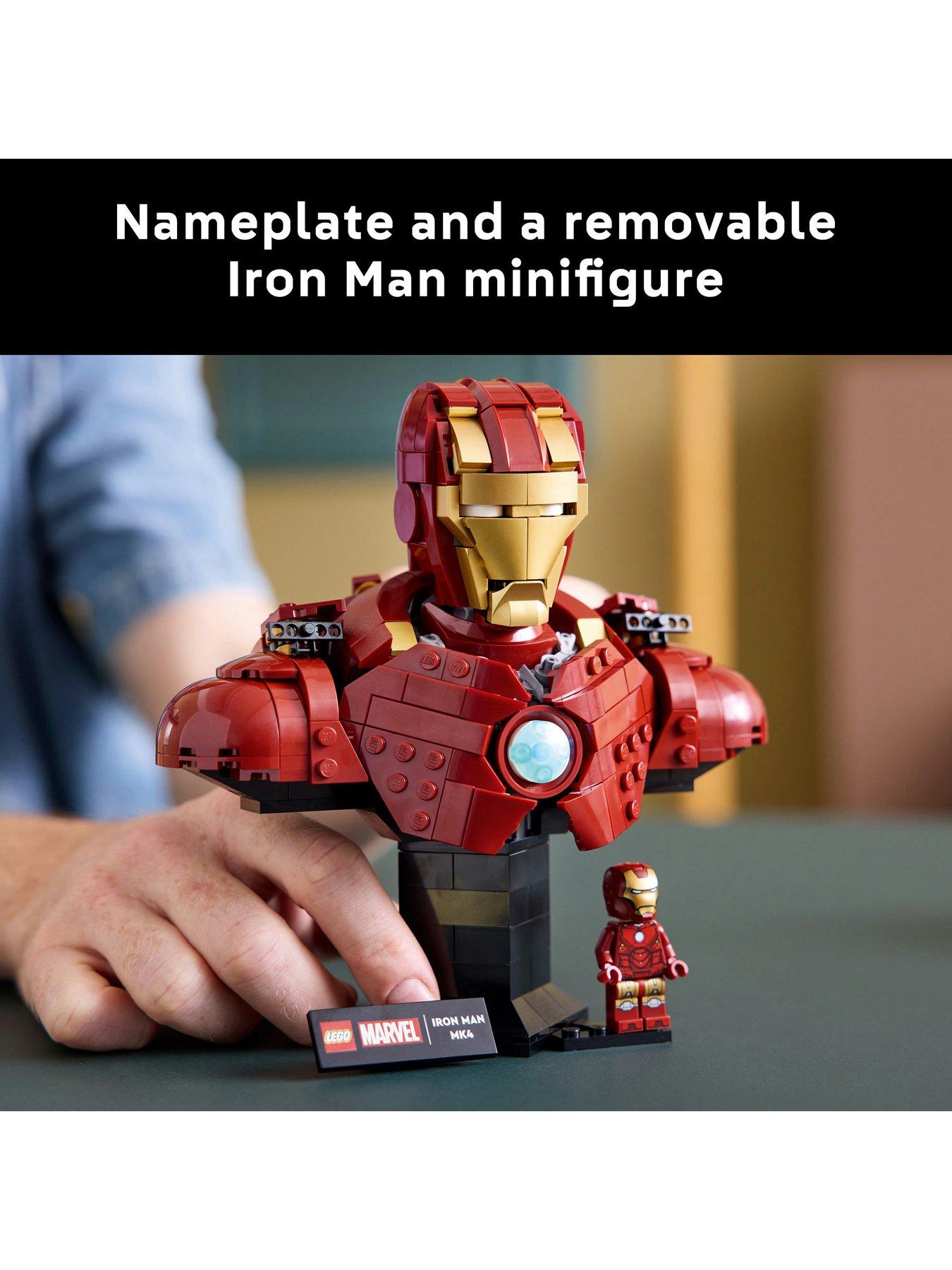 Image 5 of 7 of LEGO Marvel Super Heroes Iron Man MK4 Bust Set for Adults 76327