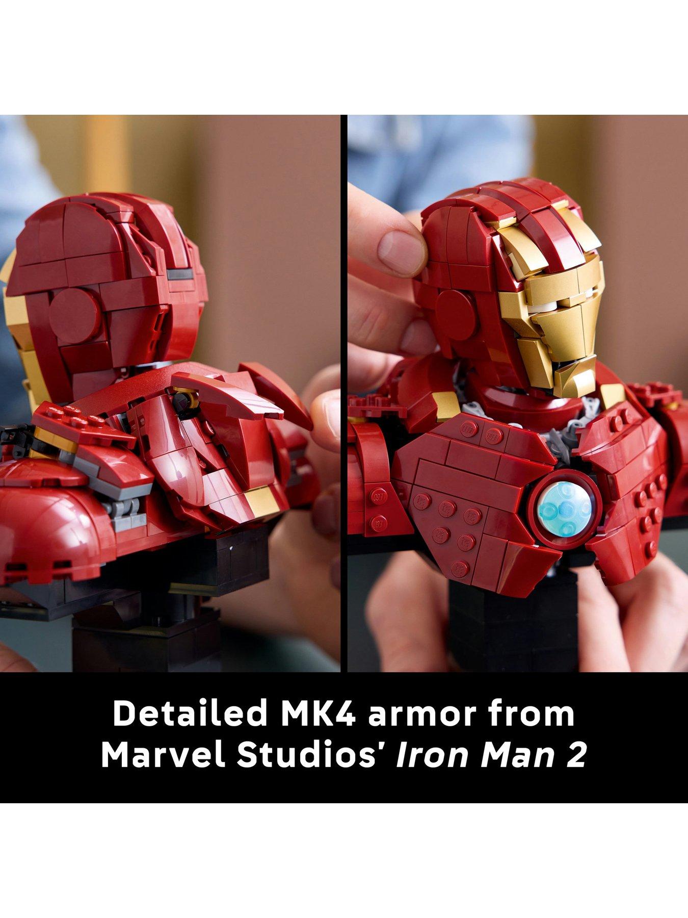 Image 6 of 7 of LEGO Marvel Super Heroes Iron Man MK4 Bust Set for Adults 76327