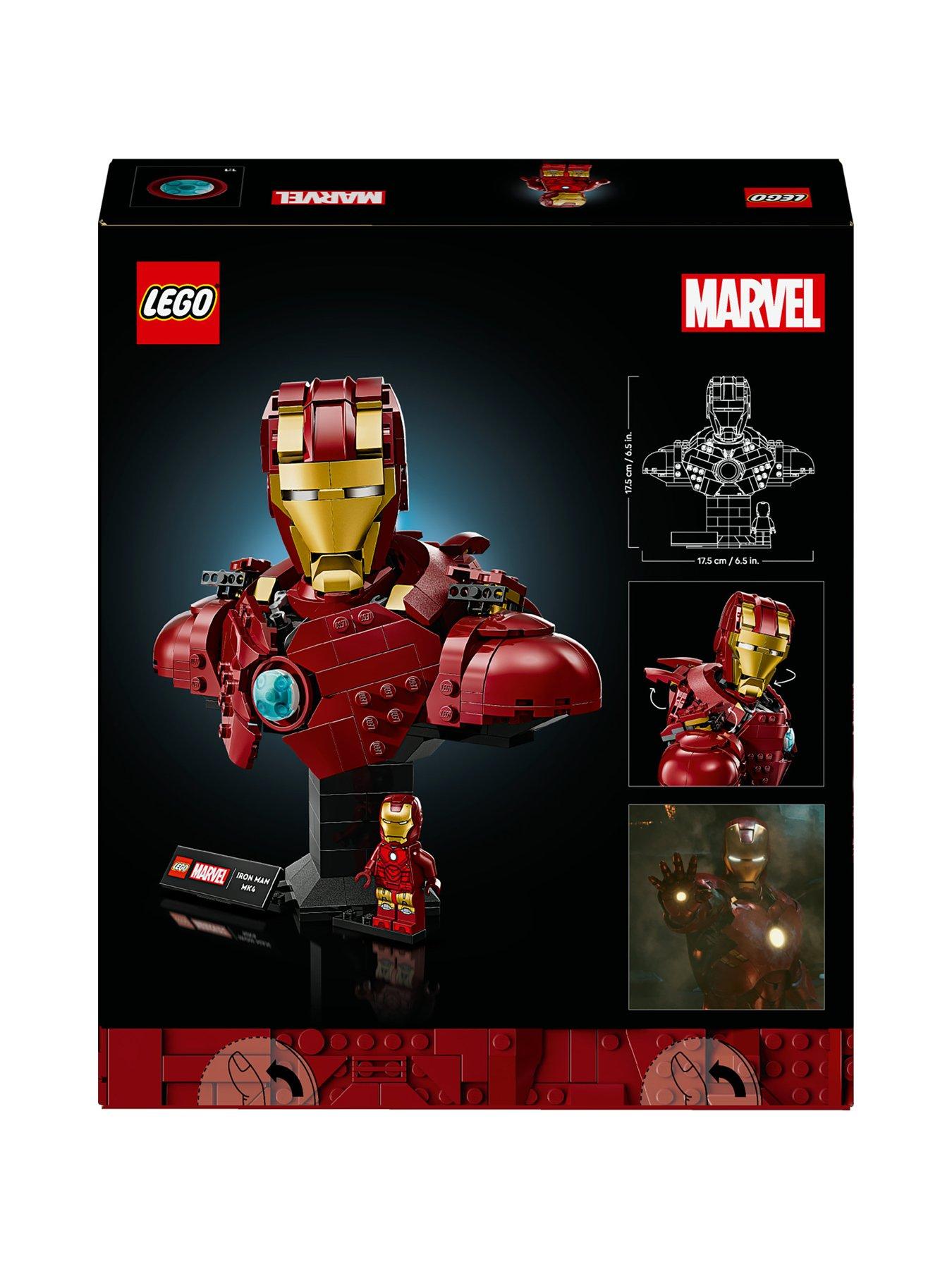 Image 7 of 7 of LEGO Marvel Super Heroes Iron Man MK4 Bust Set for Adults 76327