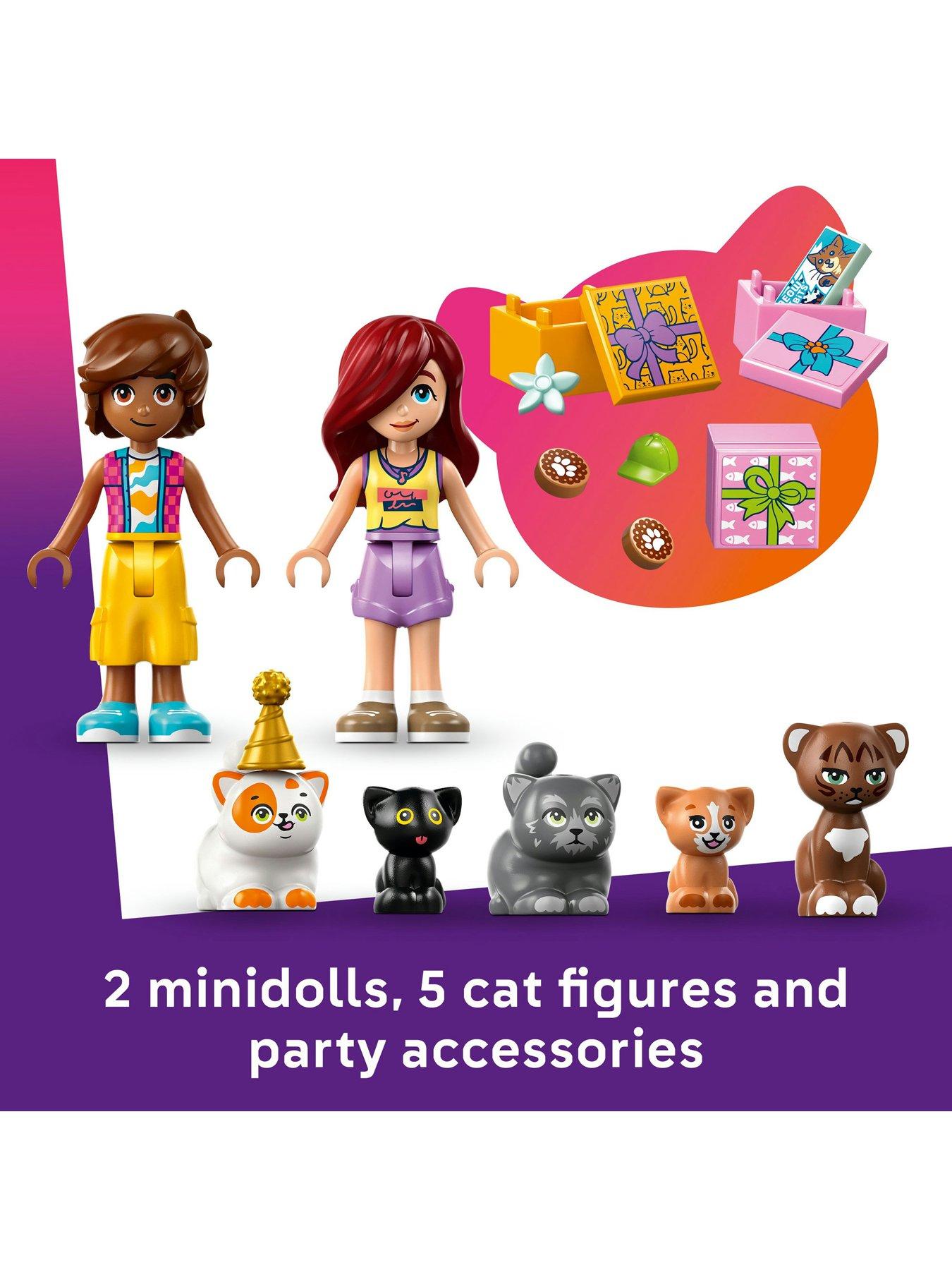  image of lego-friends-cat-birthday-party-amp-tree-house-building-kit-toy-42666