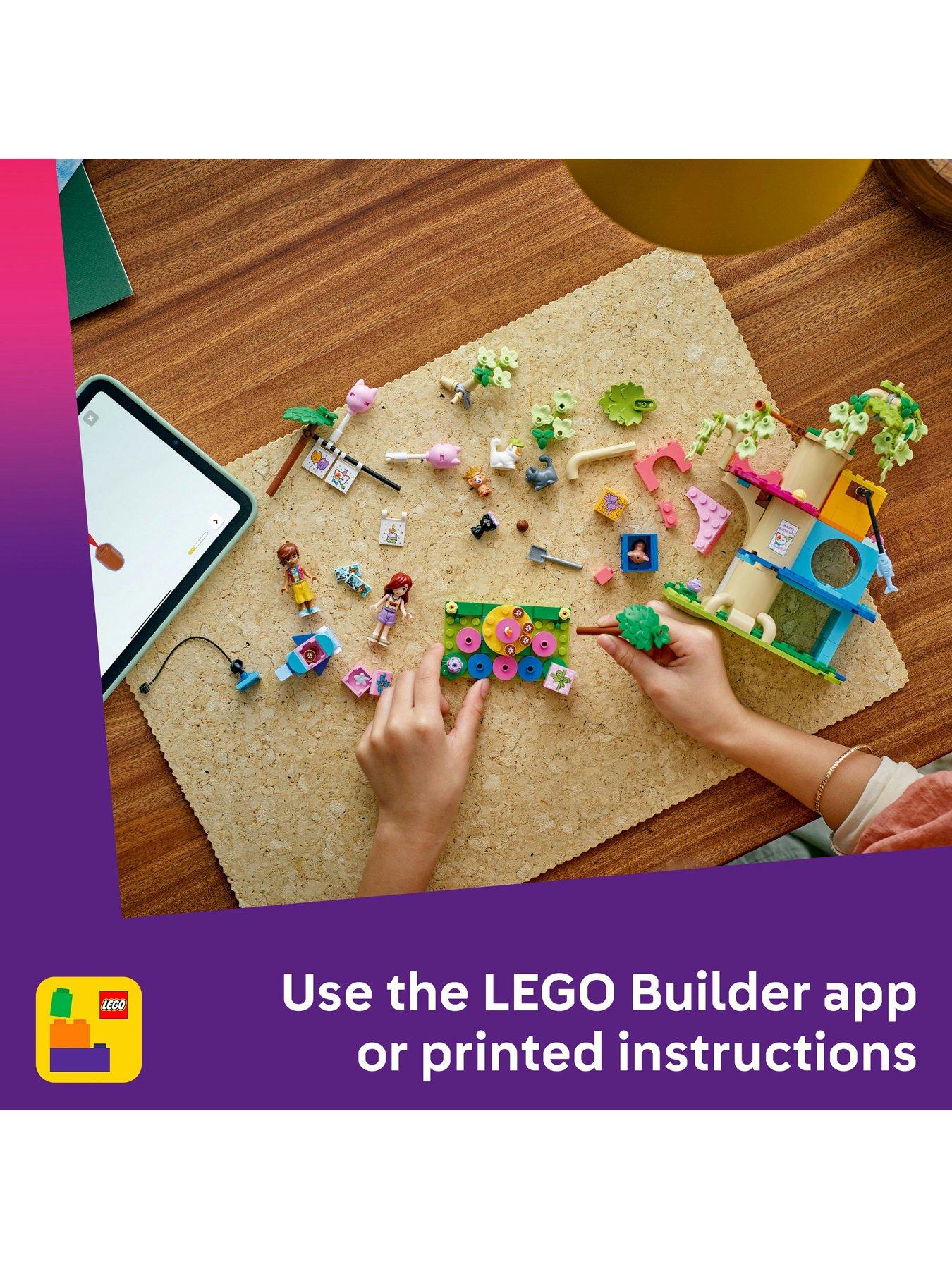  image of lego-friends-cat-birthday-party-amp-tree-house-building-kit-toy-42666
