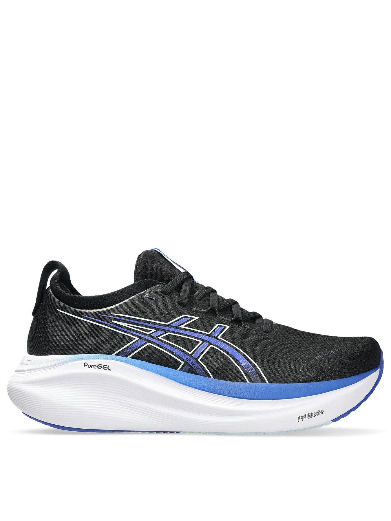 undefined Mens Running Gel-Nimbus 27 Trainers - Black/Blue