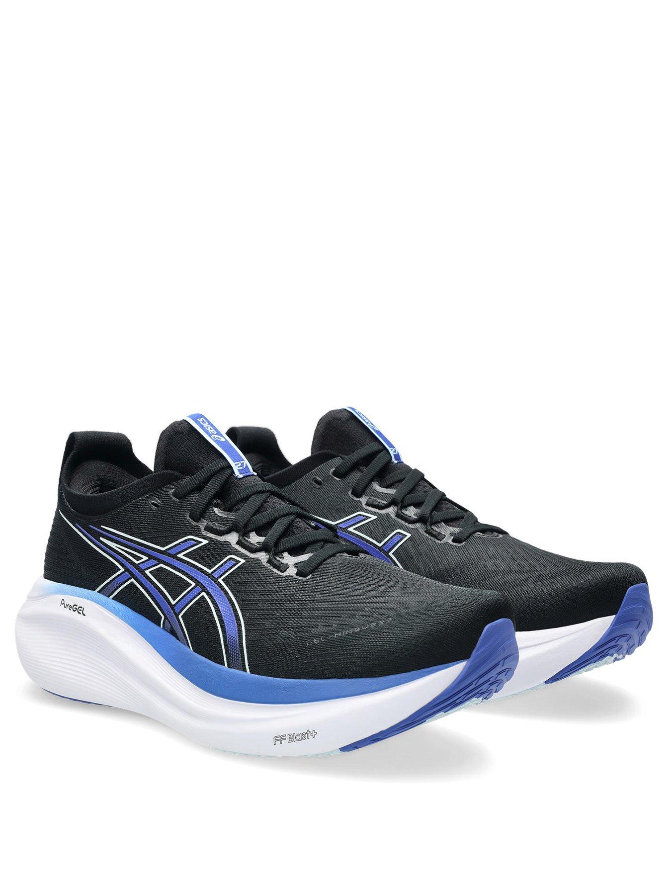 Image 2 of 8 of Asics Mens Running Gel-Nimbus 27 Trainers - Black/Blue