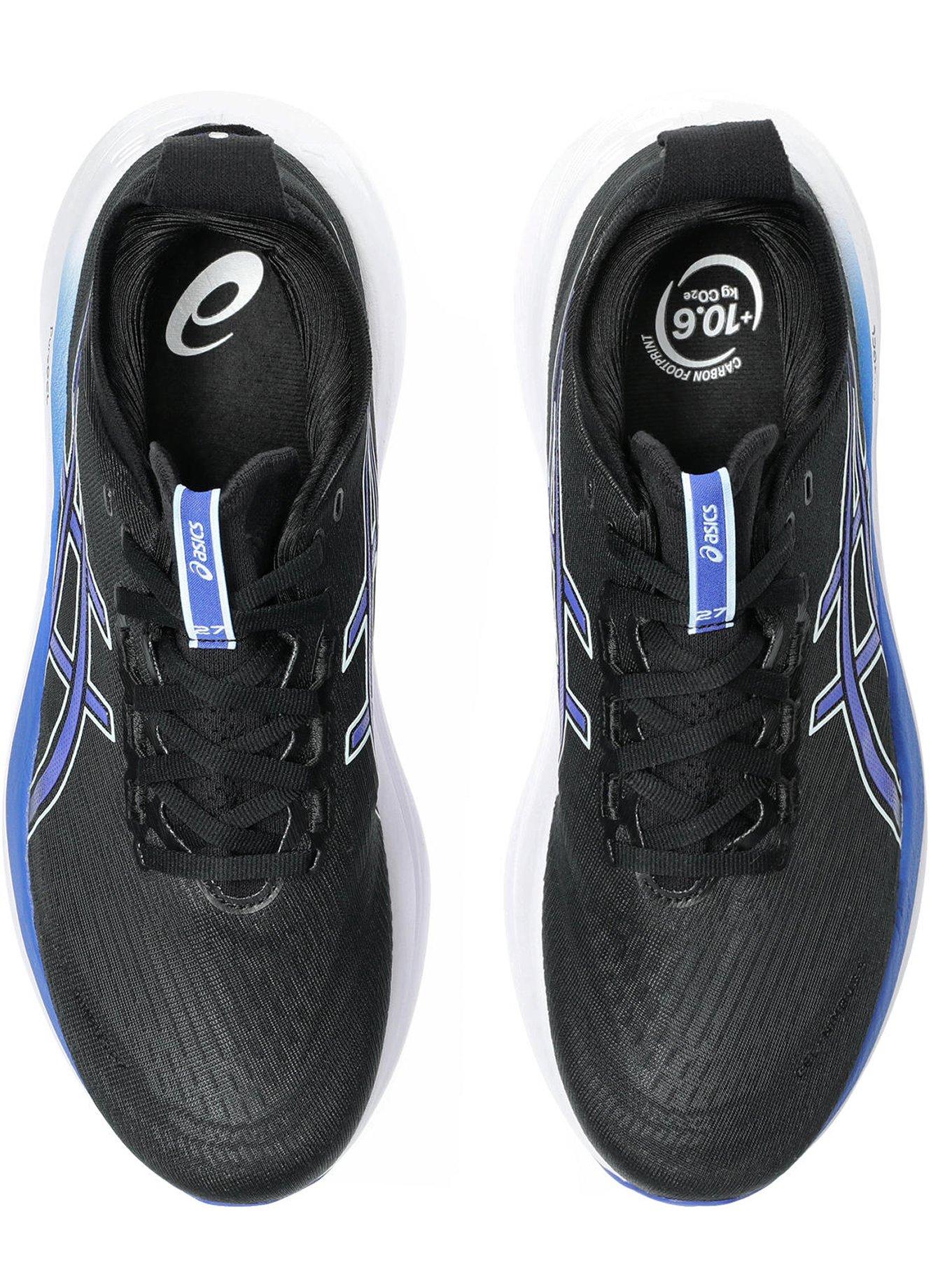 Image 4 of 8 of Asics Mens Running Gel-Nimbus 27 Trainers - Black/Blue