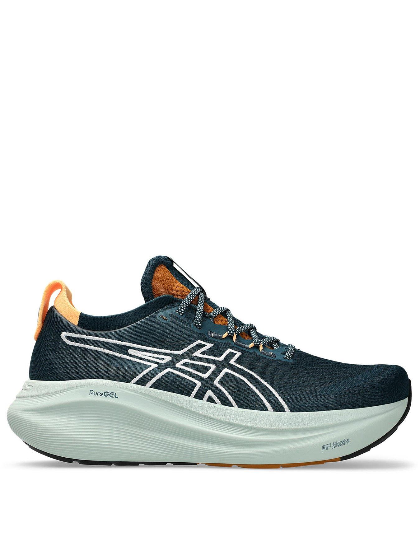 undefined Mens Running Gel-Nimbus 27 Nature Bathing Trainers - Green