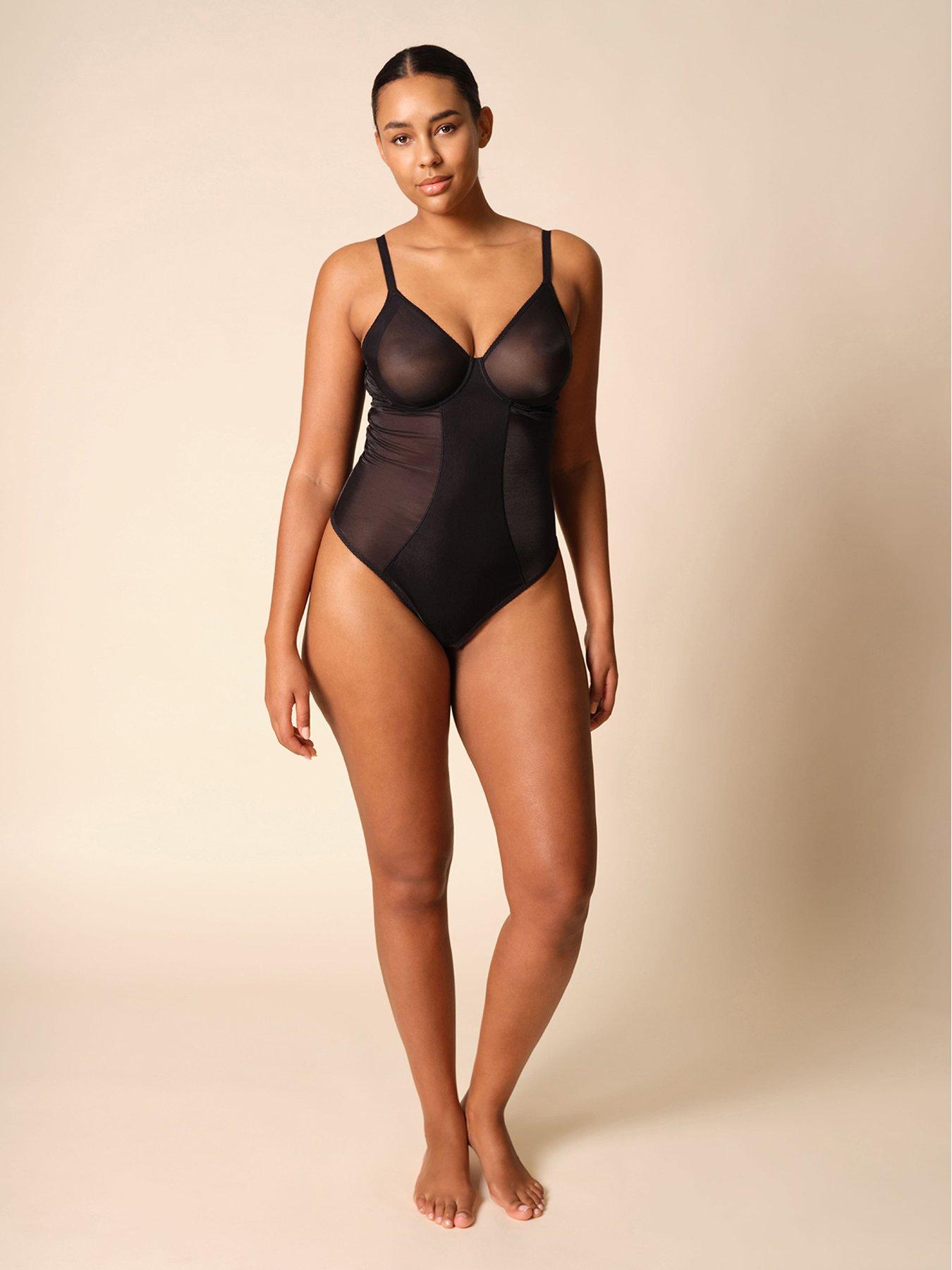 undefined Glossies Sheer Body - Black
