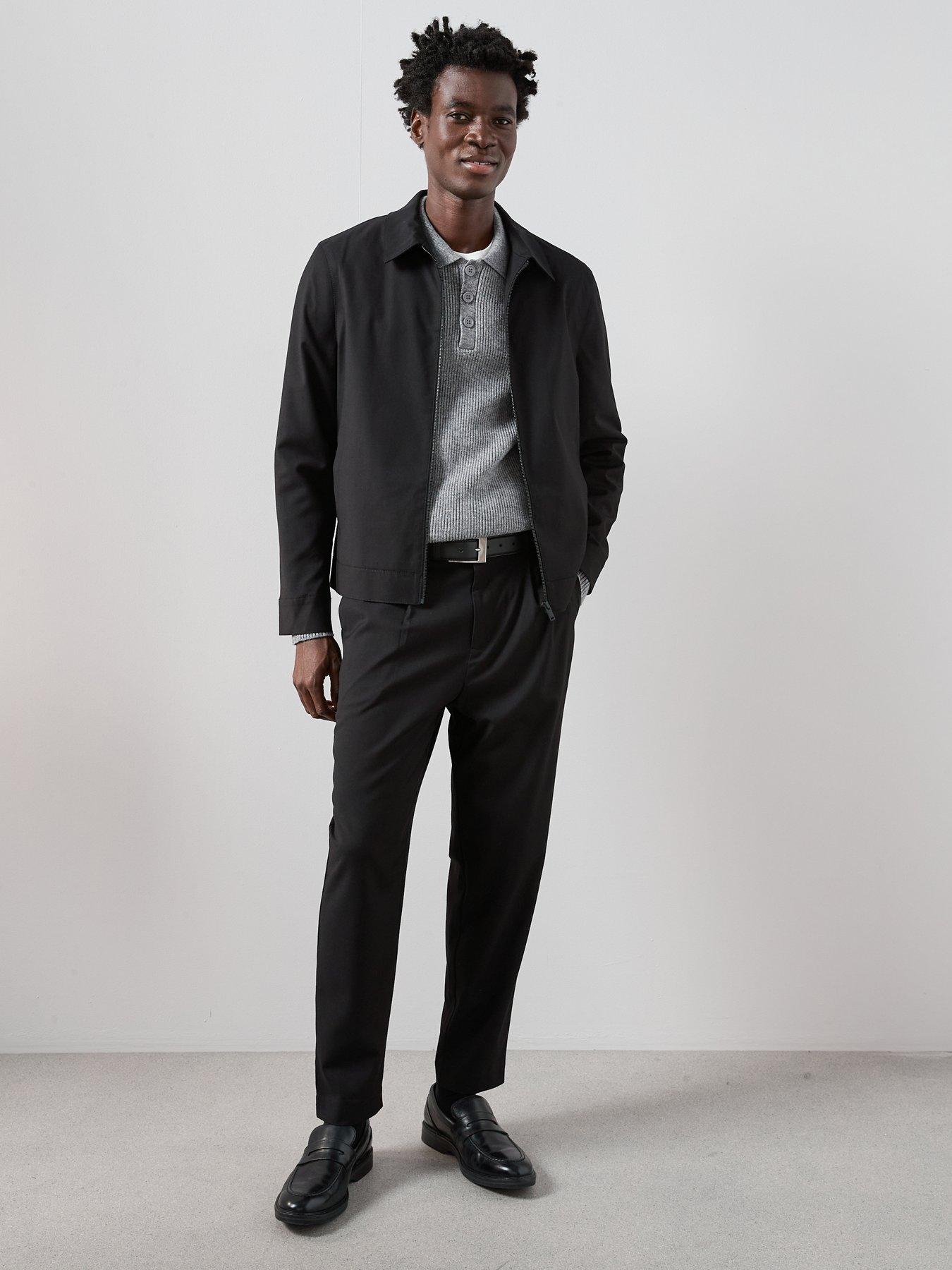 Image 5 of 7 of The Very Collection Smart Pleated Trousers - Black