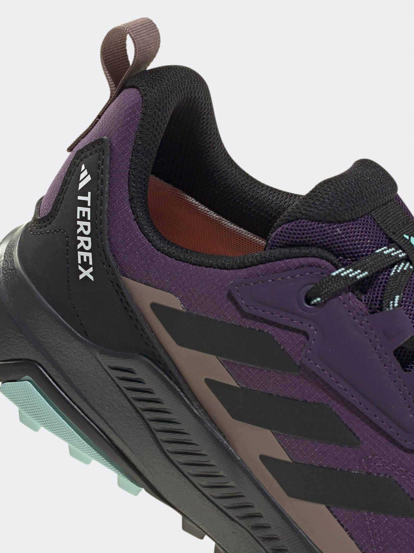  image of adidas-terrex-womens-anylander-rainrdy-hiking-shoes-purple