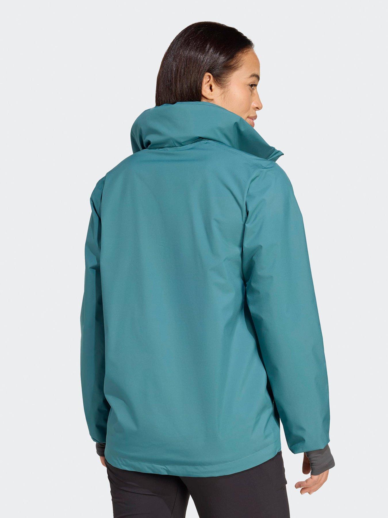 Image 2 of 5 of adidas Terrex Womens Outdoor Multi Essentials 2L Rain Jacket - Blue