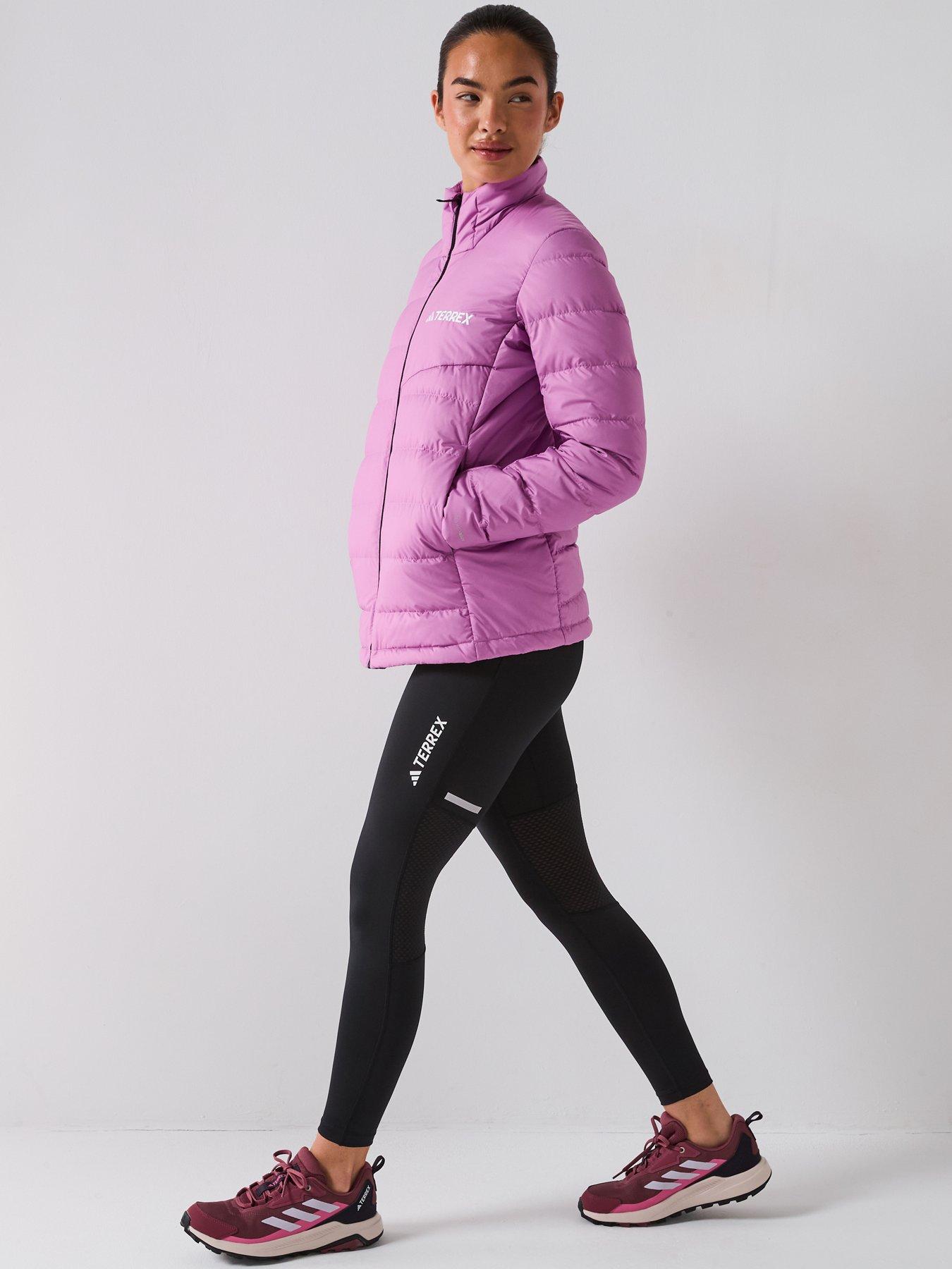 Image 4 of 6 of adidas Terrex Womens Outdoor Multi Light Down Jacket - Purple