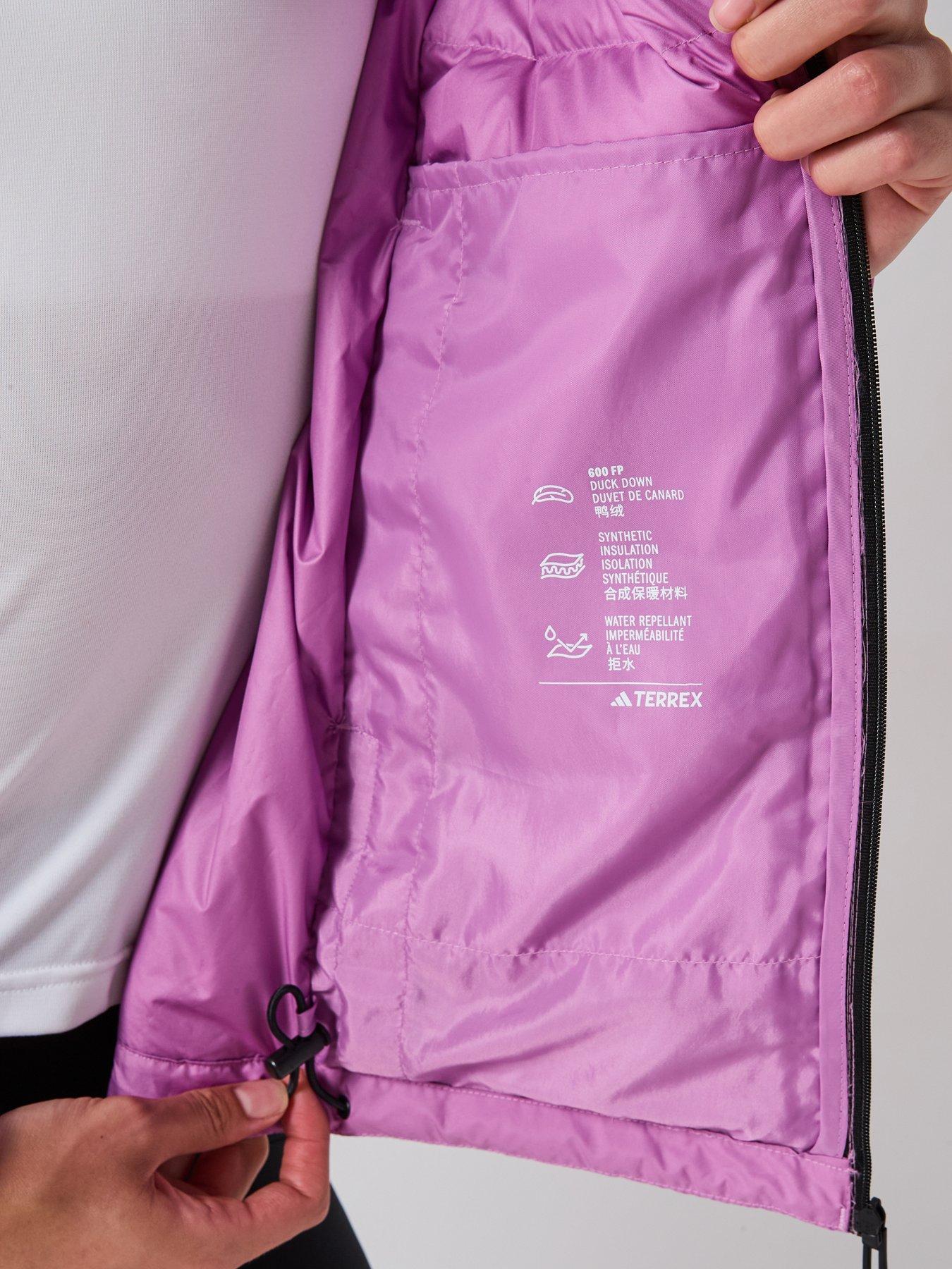 Image 5 of 6 of adidas Terrex Womens Outdoor Multi Light Down Jacket - Purple