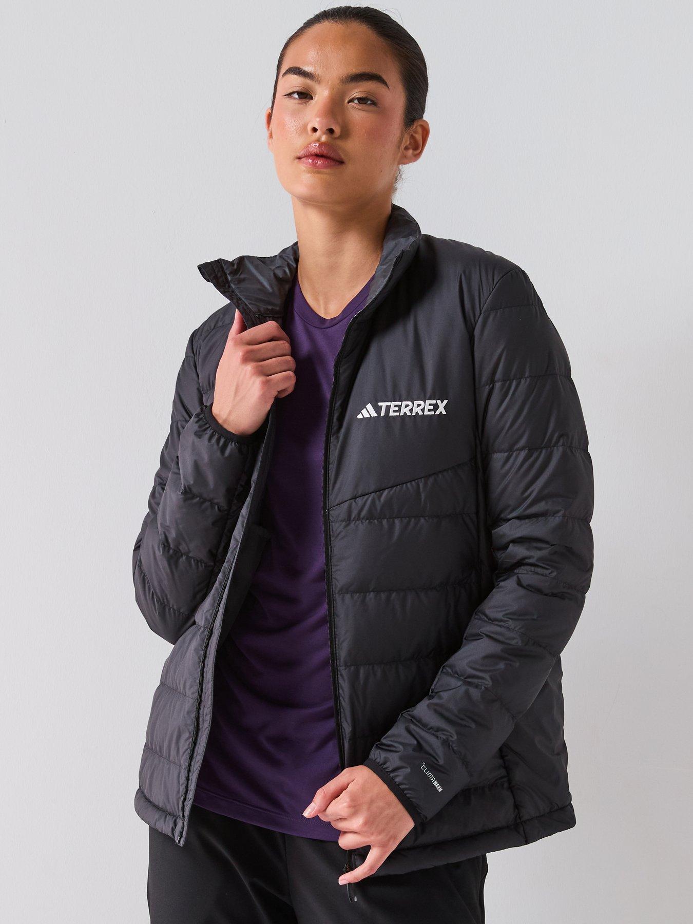 Image 6 of 6 of adidas Terrex Womens Outdoor Multi Light Down Jacket - Black