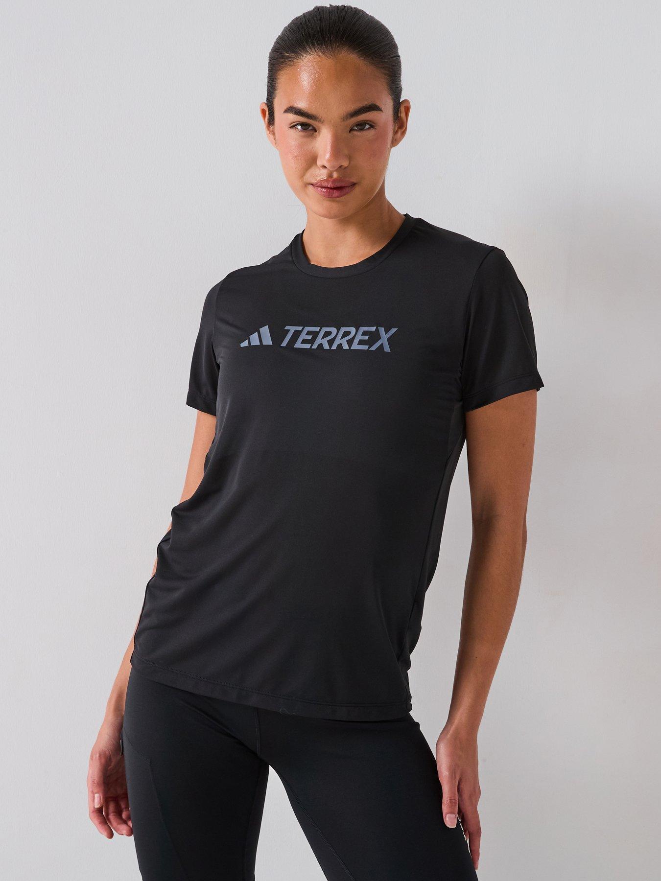 adidas Terrex Womens Multi Climacool Logo Tech T- Shirt - Black