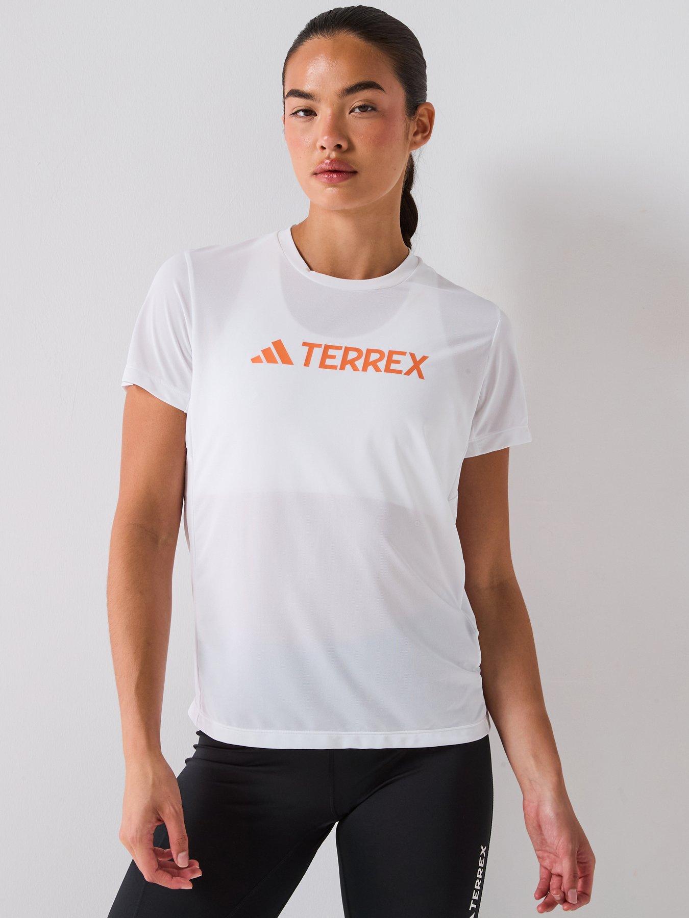 undefined Womens Terrex Multi Climacool Logo Tech T- Shirt - White