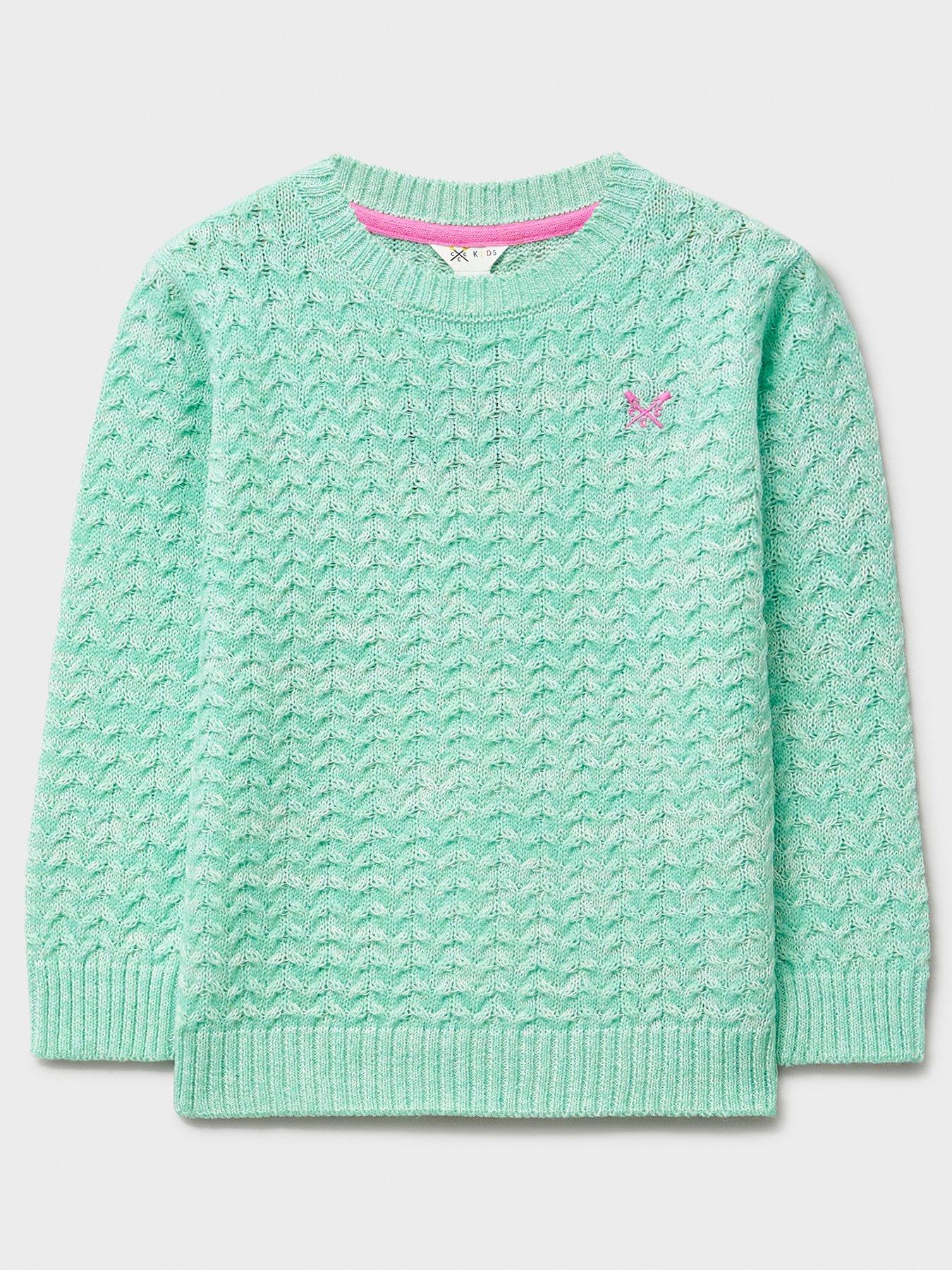 crew-clothing-girls-twist-yarn-cable-knit-jumper-green