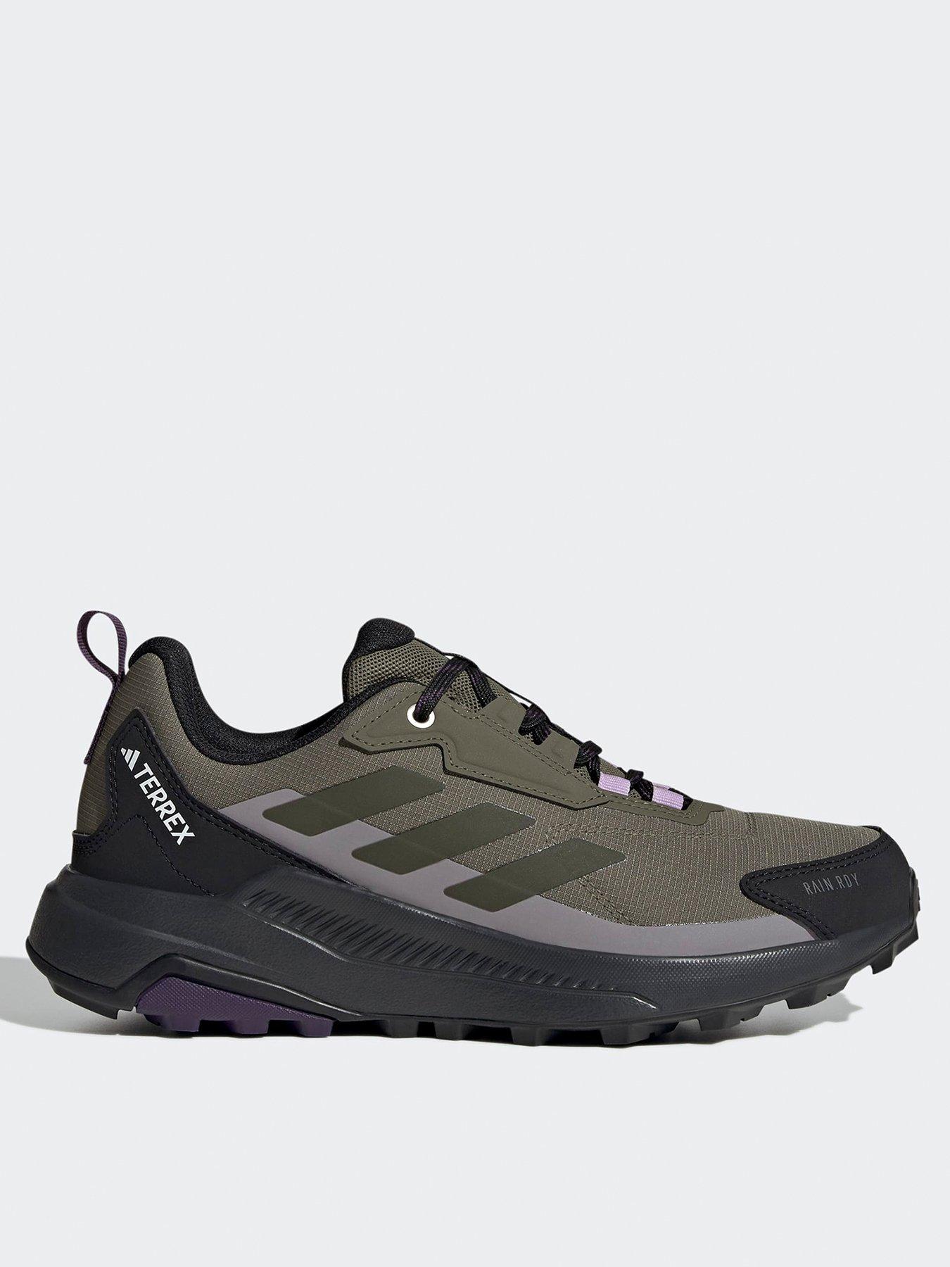 adidas Terrex Womens Anylander Rain Ready Hiking Shoes - Green