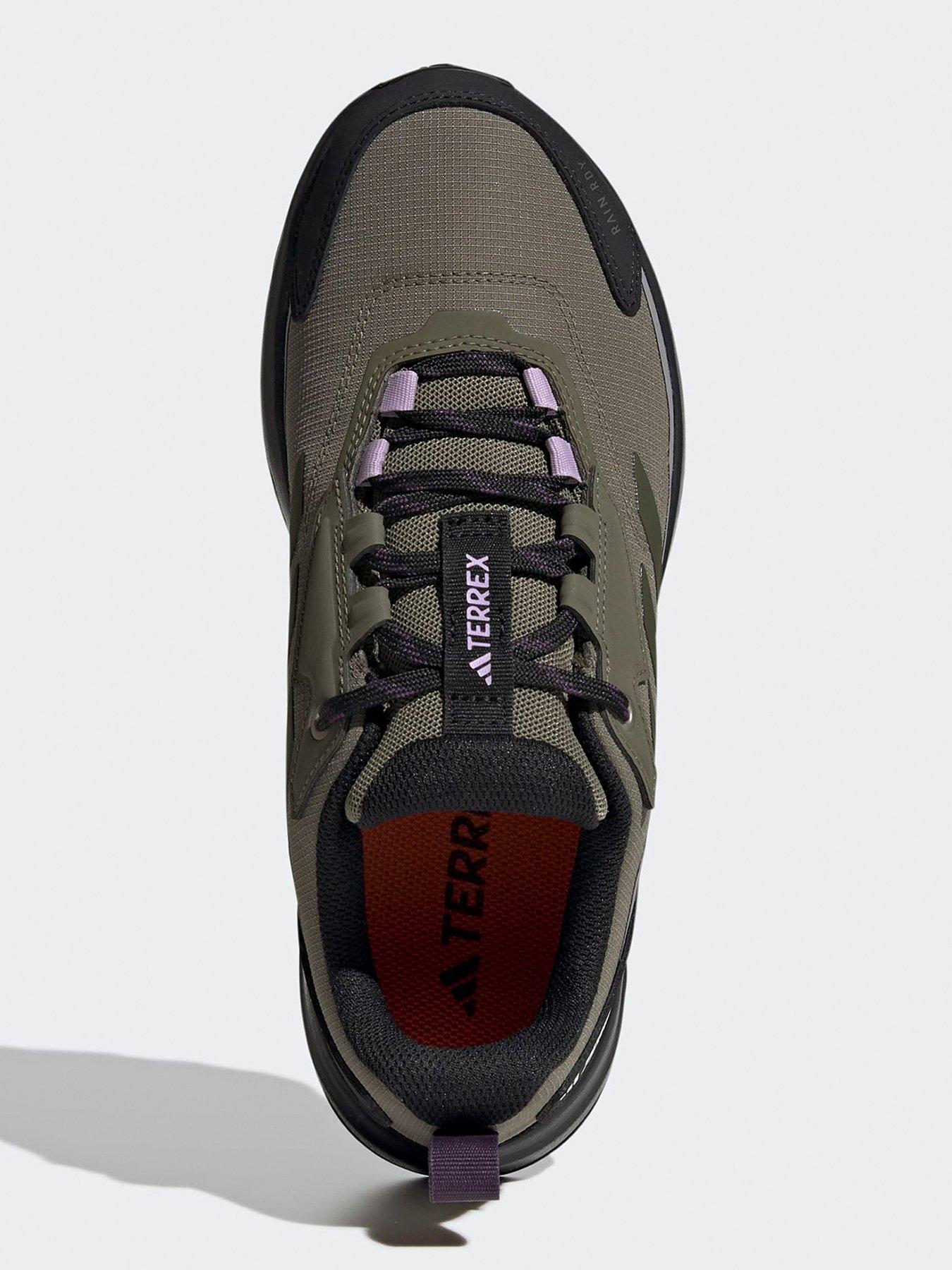  image of adidas-terrex-womens-anylander-rainrdy-hiking-shoes-green