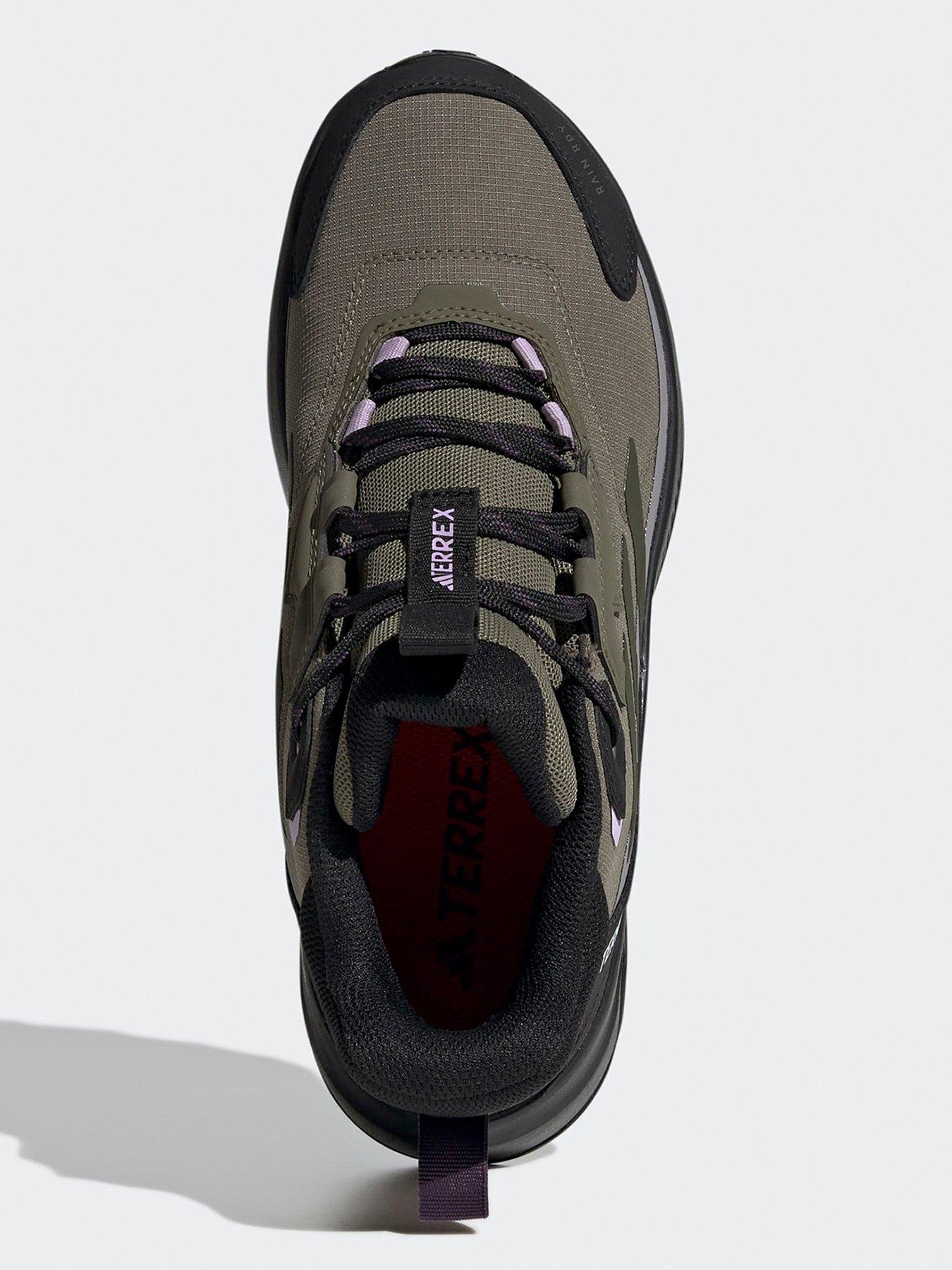  image of adidas-terrex-womens-anylander-mid-rainrdy-hiking-shoes-green