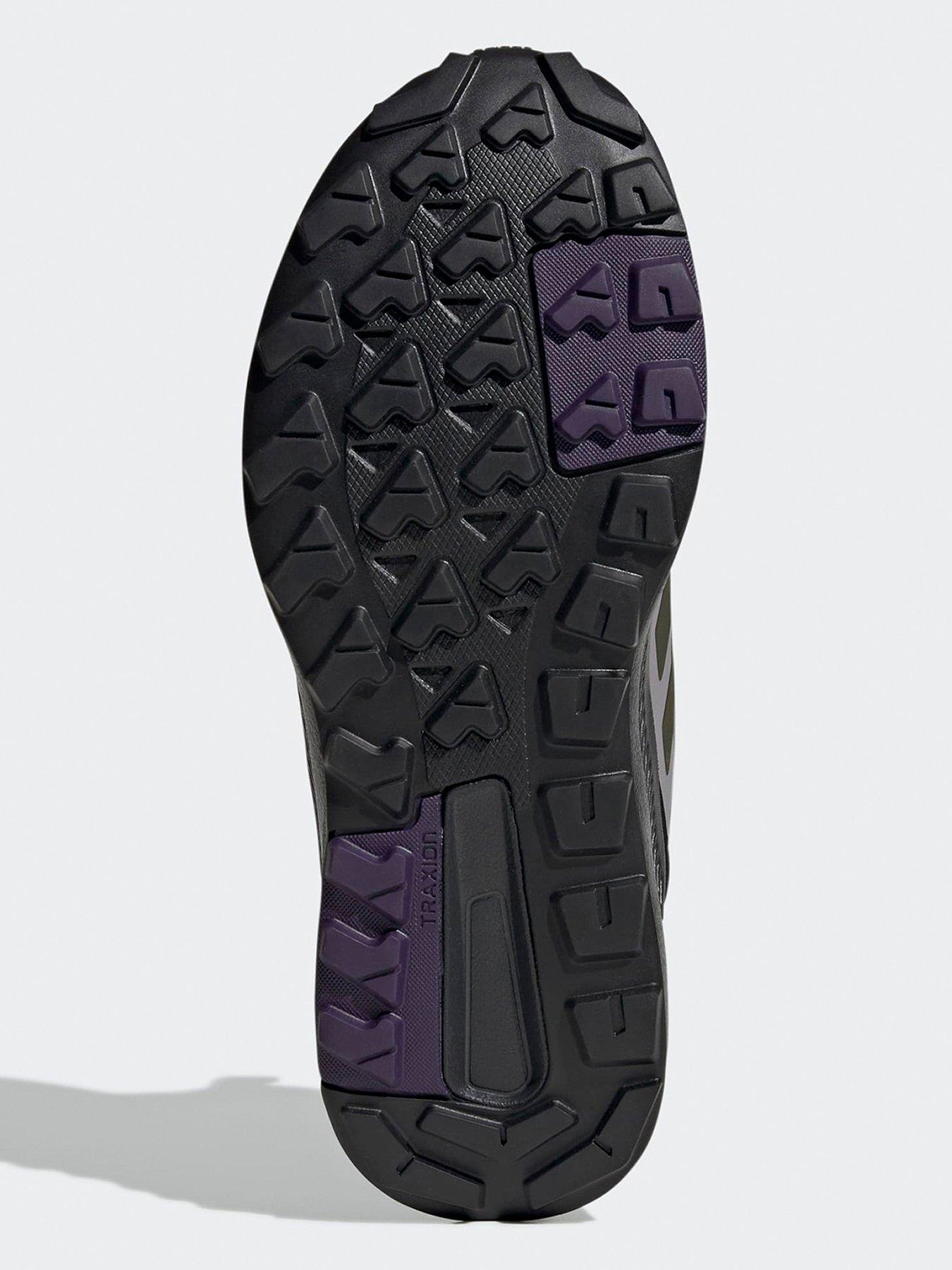  image of adidas-terrex-womens-anylander-mid-rainrdy-hiking-shoes-green