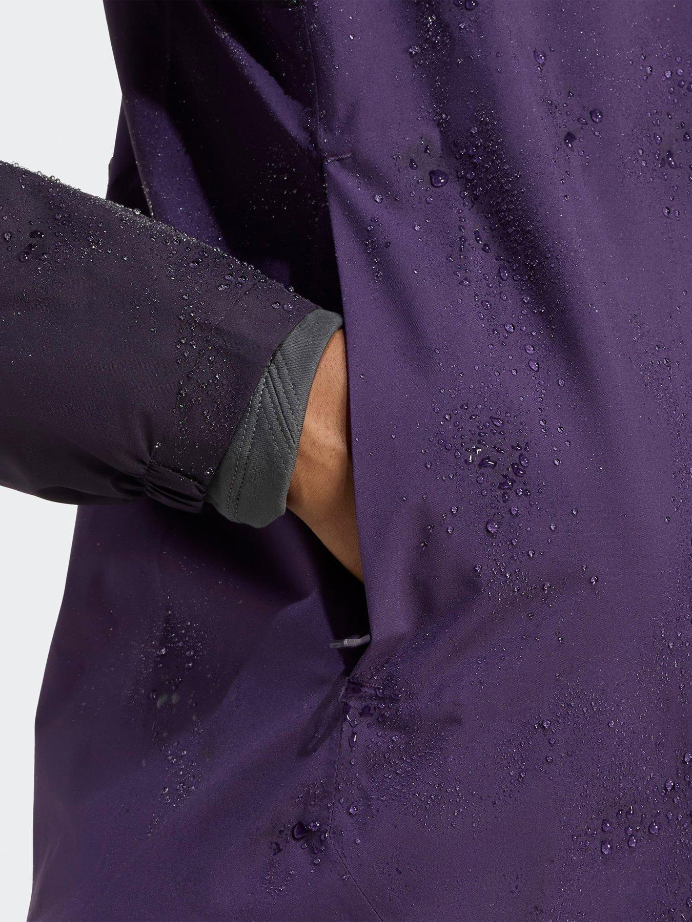 Image 5 of 5 of adidas Terrex Womens Outdoor Multi 2L RainRdy Jacket - Purple