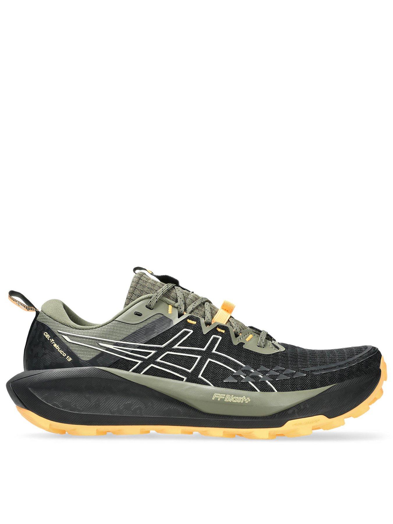 undefined Mens Trail Running Gel-Trabuco 13 Trainers - Black/Green
