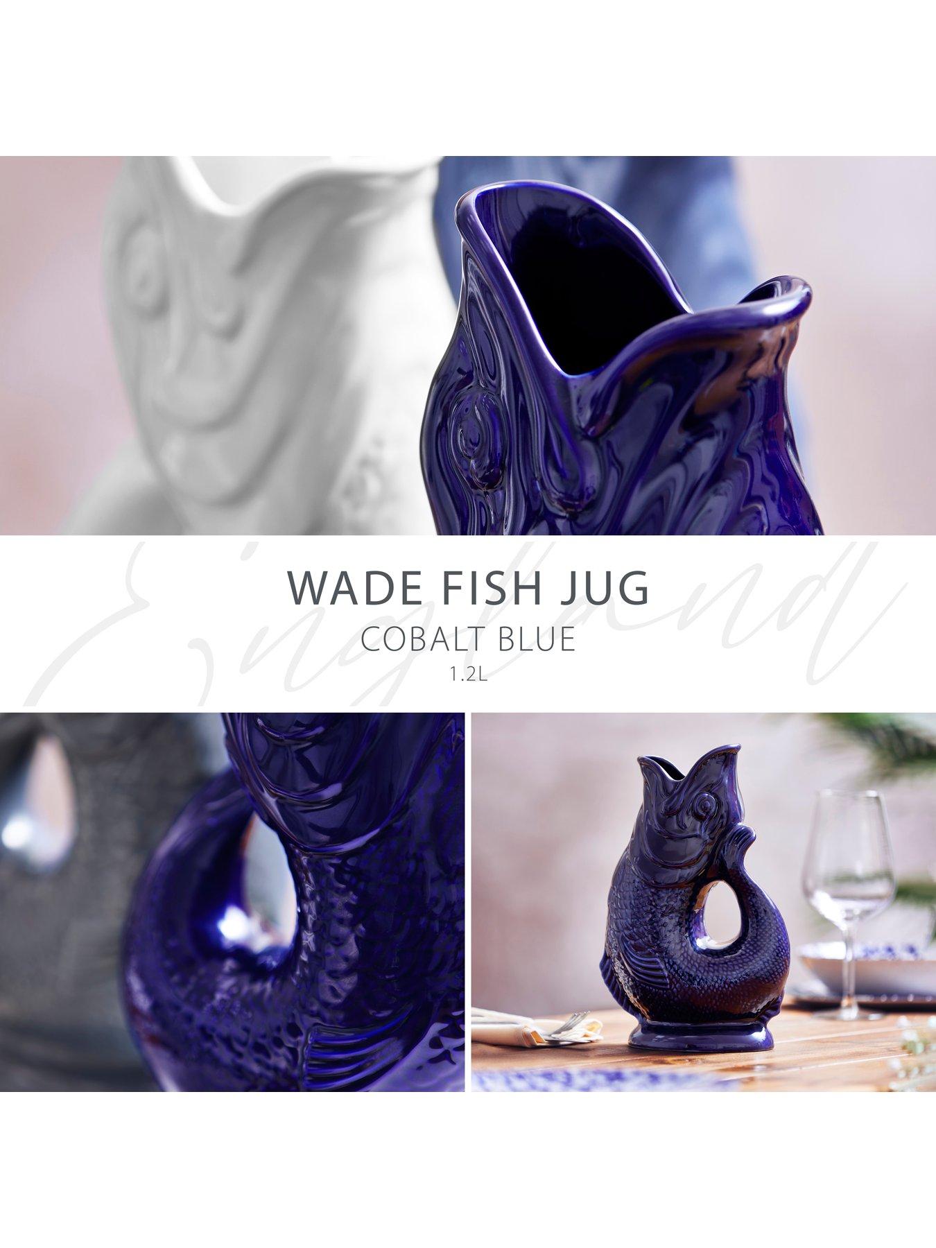  image of wade-blue-fish-jug-12l