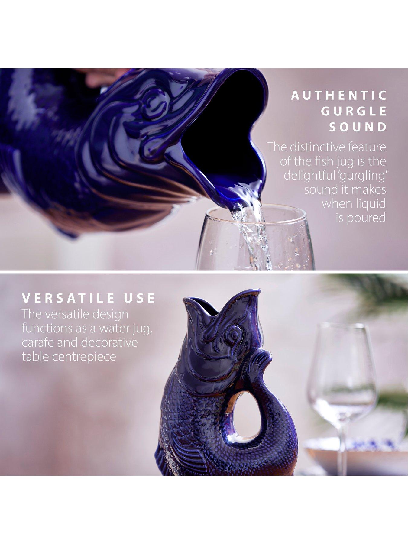 image of wade-blue-fish-jug-12l