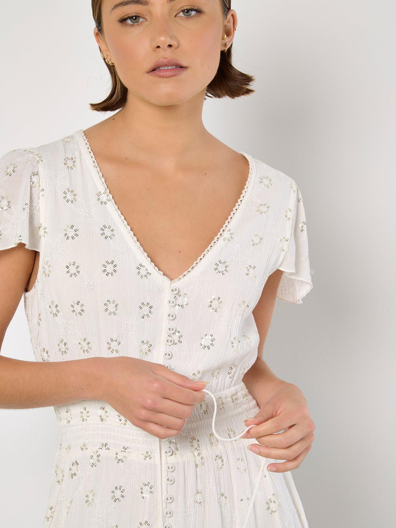  image of apricot-embroidered-sequin-dress-white